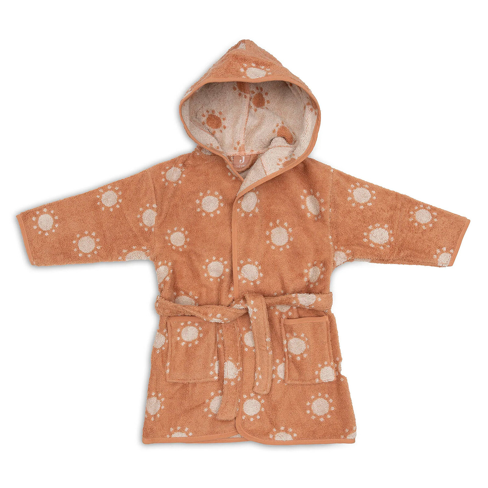 Peignoir de Bain Eponge Jacquard Sun Light Terra - 1/2 Ans  Jollein