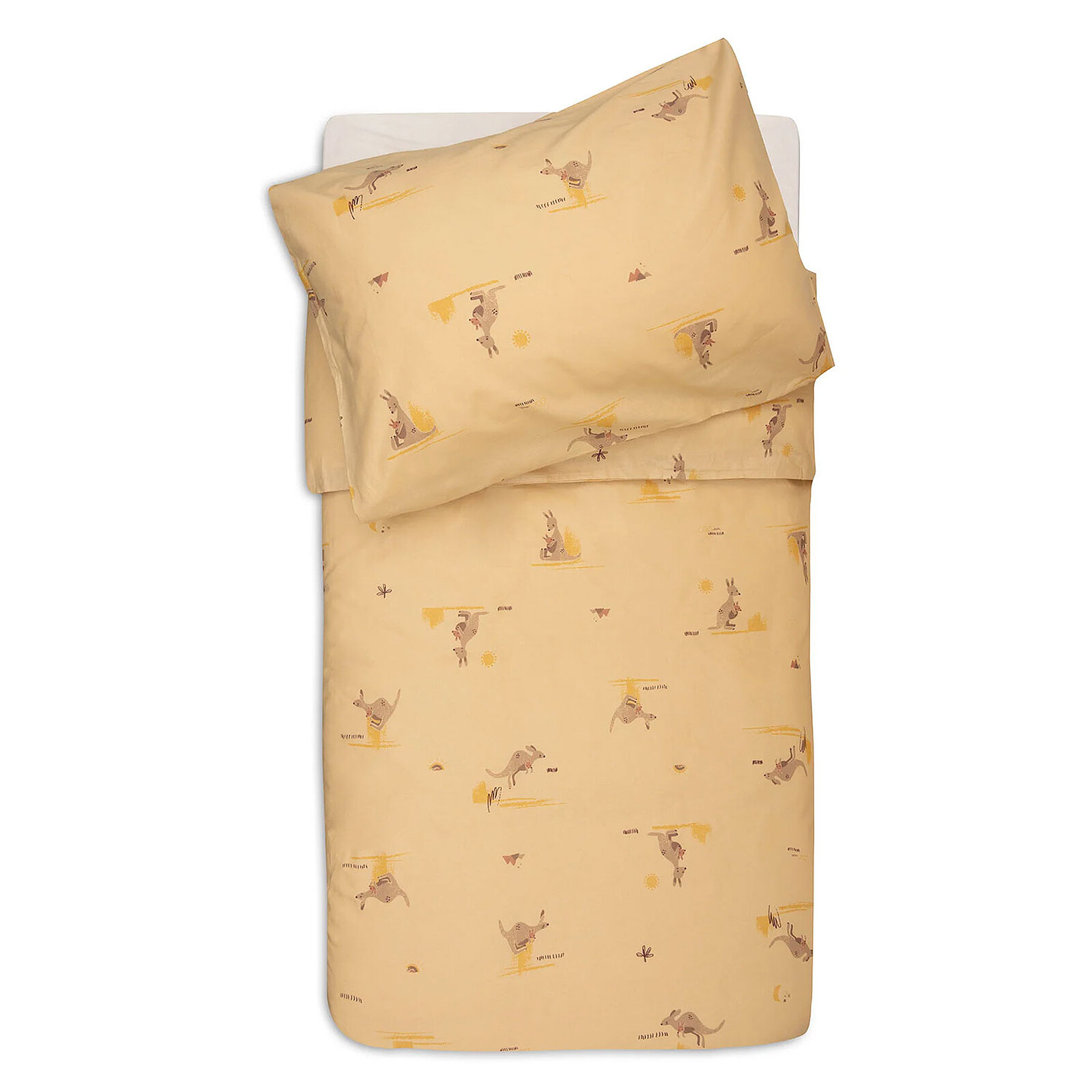 Housse de Couette et Taie Kangaroots - 100 x 140 cm Jollein