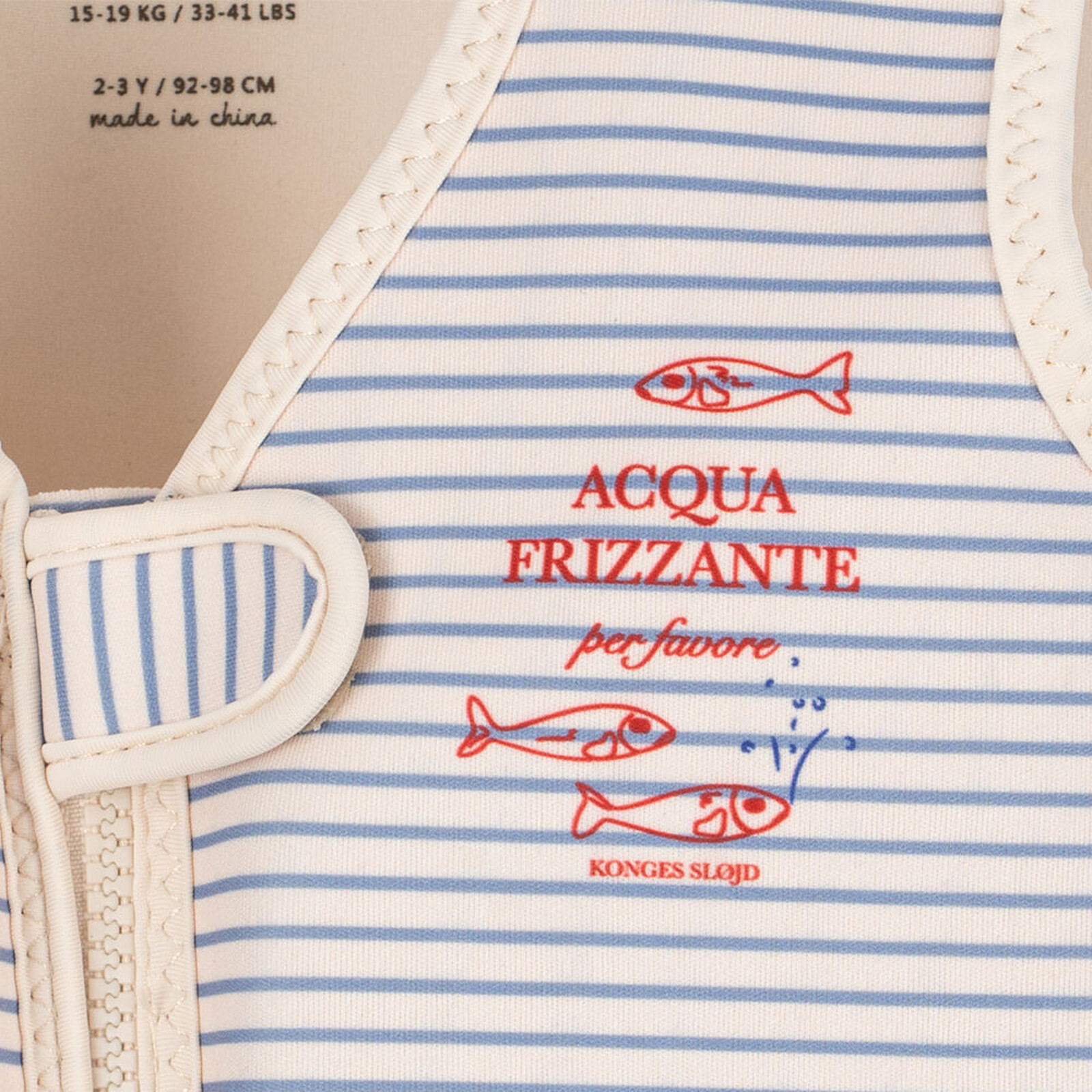 Achat Gilet de Nage Ellis Stripe Bluie - 2/3 Ans