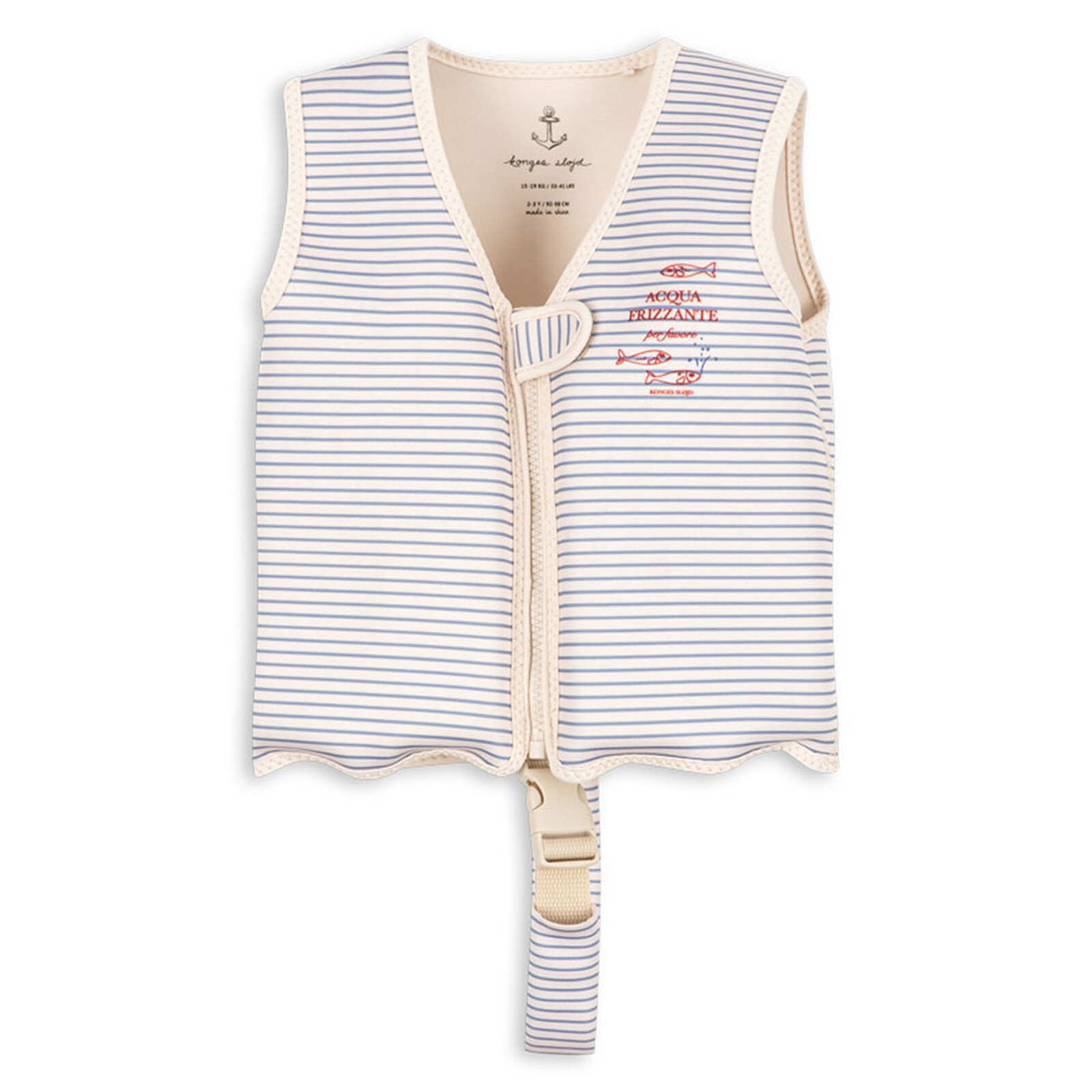 Gilet de Nage Ellis Stripe Bluie - 1/2 Ans Konges Sløjd
