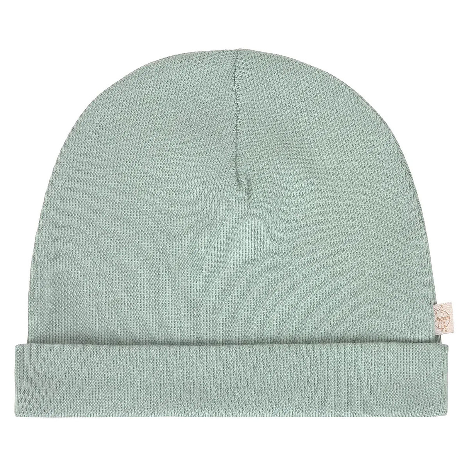 Beanie Côtelé Tiny Team Vert Granite - 0/2 Mois LÄSSIG