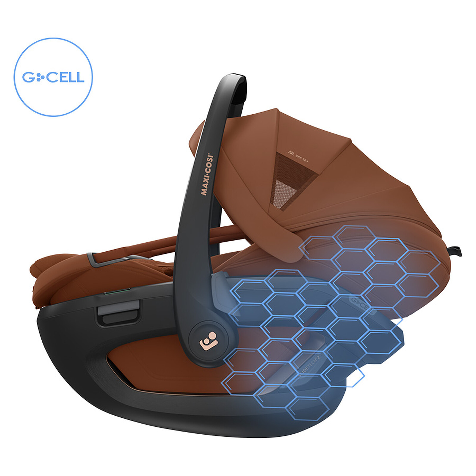 Siège Auto Coral Slide Pro i-Size Groupe 0+ - Copper Terra pas cher