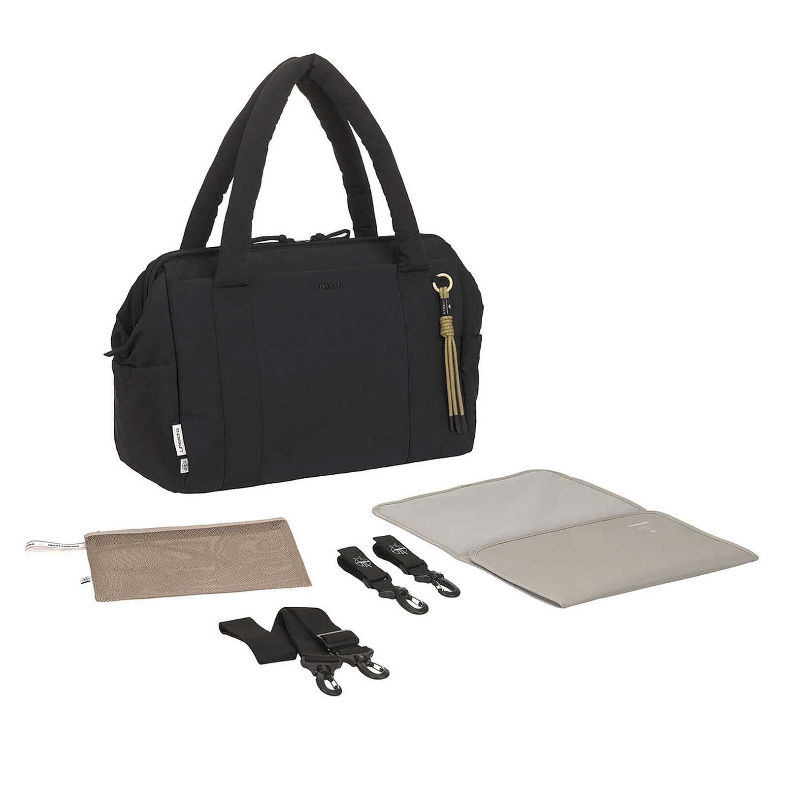 Sac à Langer Week-end Yula - Noir LÄSSIG