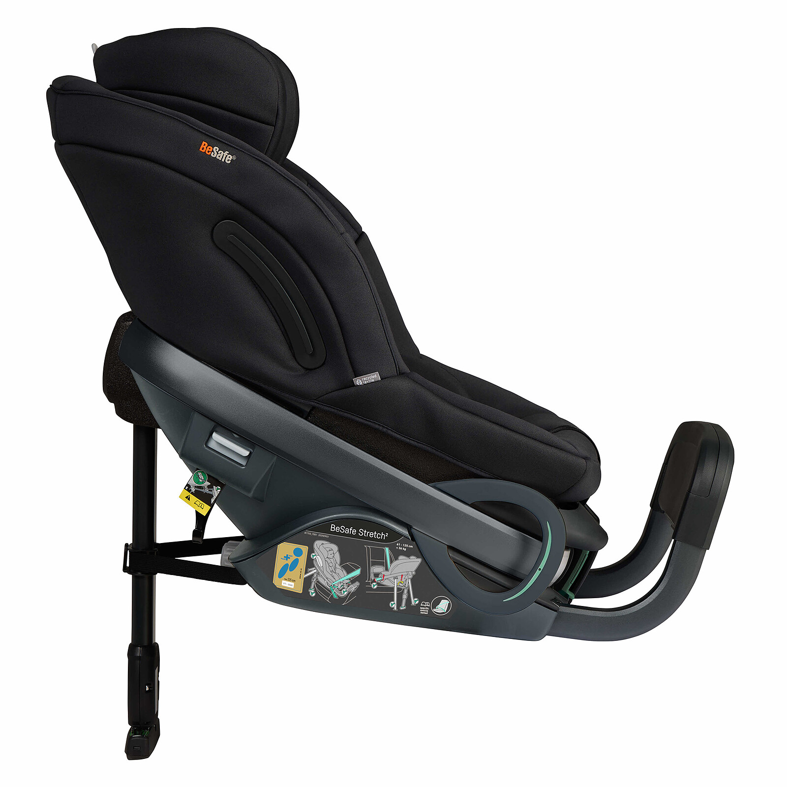 Siège Auto Stretch² i-Size Groupe 0/1/2 - Black Soft Breeze BeSafe
