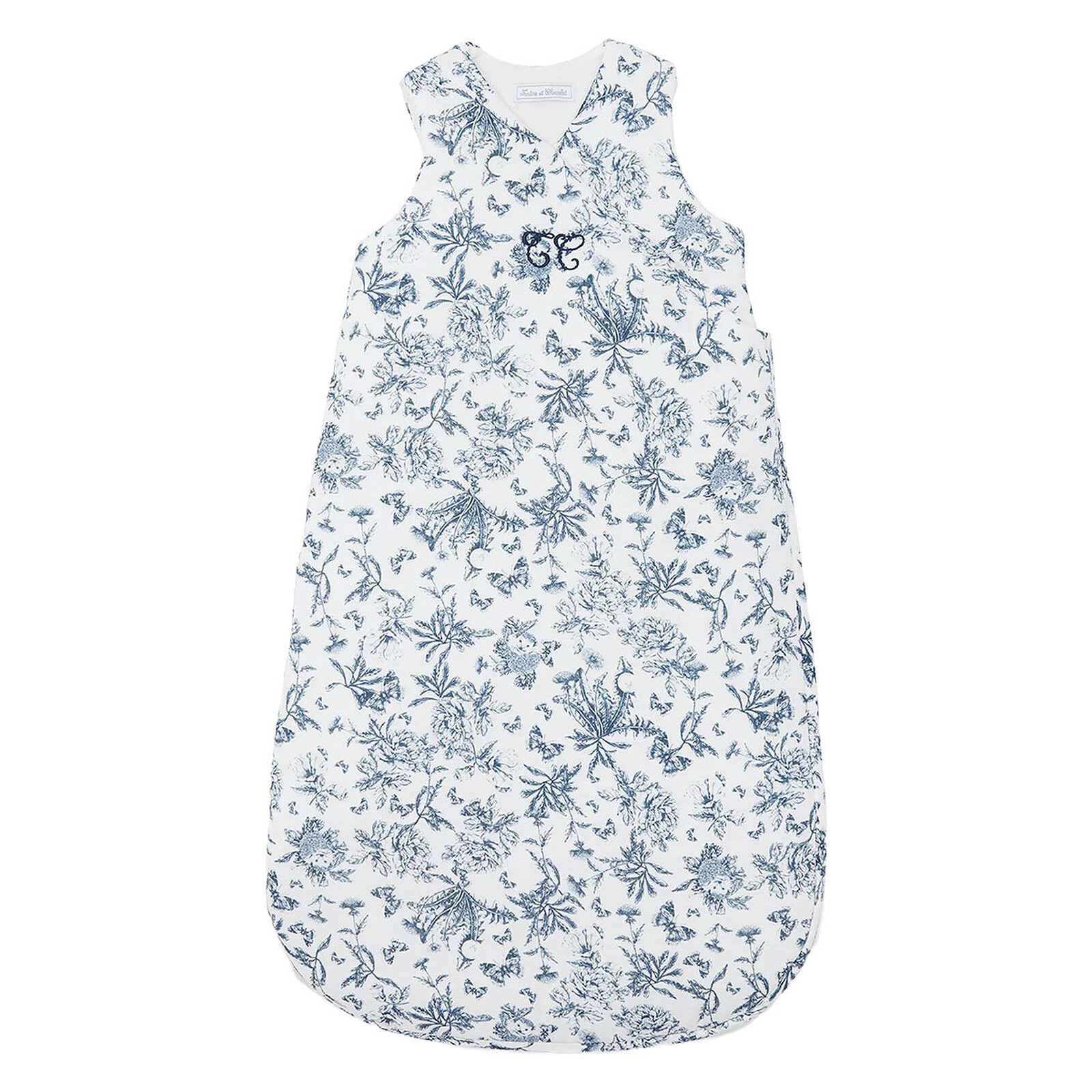 Gigoteuse Mi-saison Toile de Jouy Bleu - 6/18 Mois Tartine et Chocolat