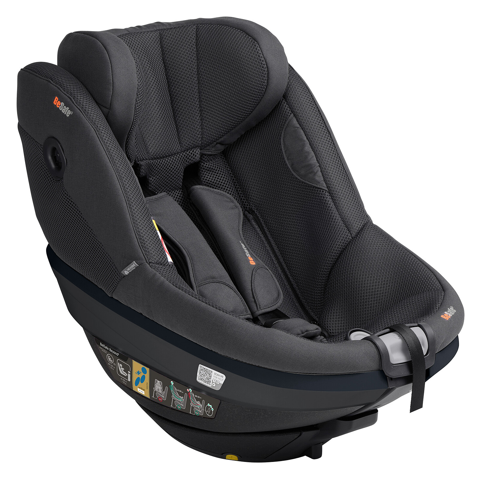 Siège Auto Beyond² Groupe 0+/1/2 i-Size - Anthracite Mesh BeSafe