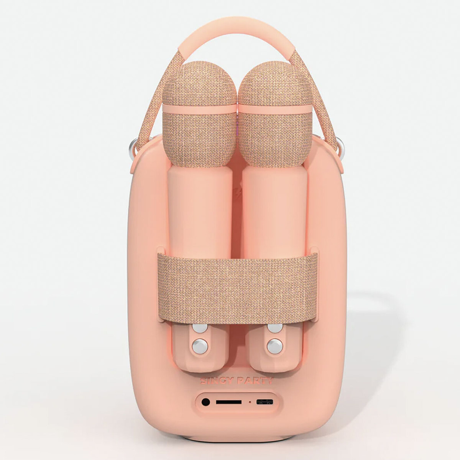 Avis Enceinte Karaoké Portable avec Projecteur Singy Party - Pink