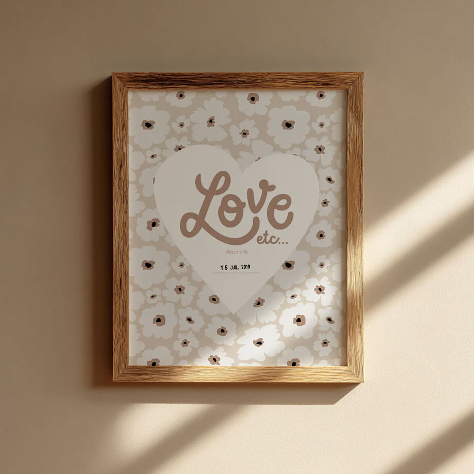 Affiche Love Etc...- A4 Les Petites Dates