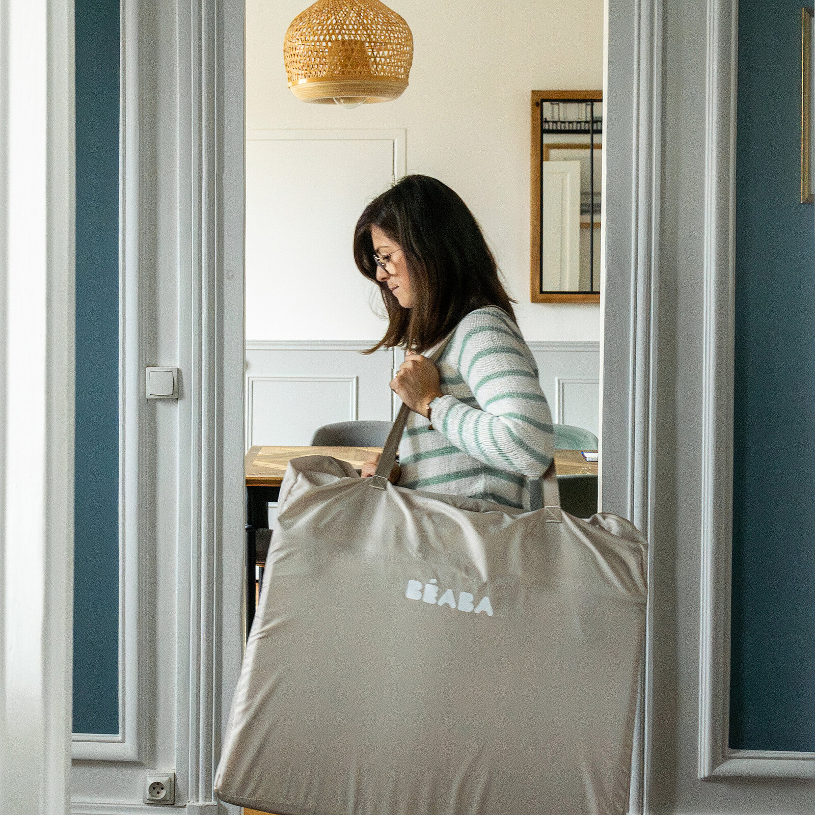 Lit Prapluie 3-en-1 Eazy Sleep - Heather Clay pas cher