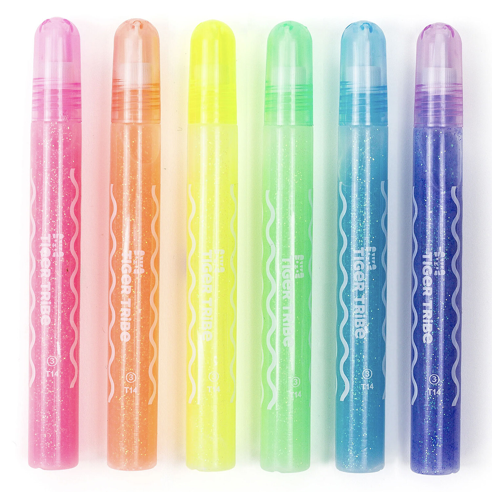 Lot de 6 Stylos Lumineux Tiger Tribe