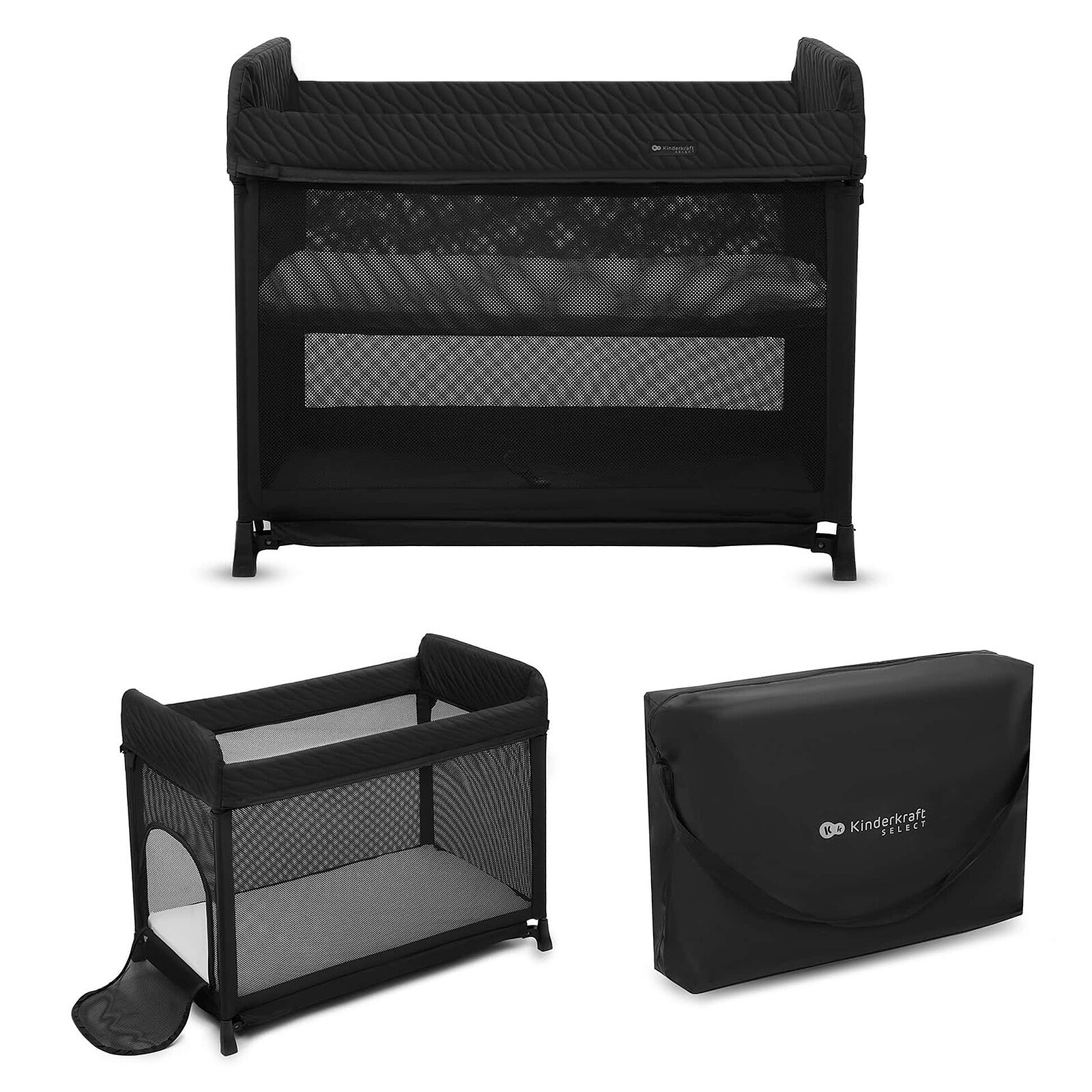 Lit Parapluie MOON DREAM - Noir Kinderkraft