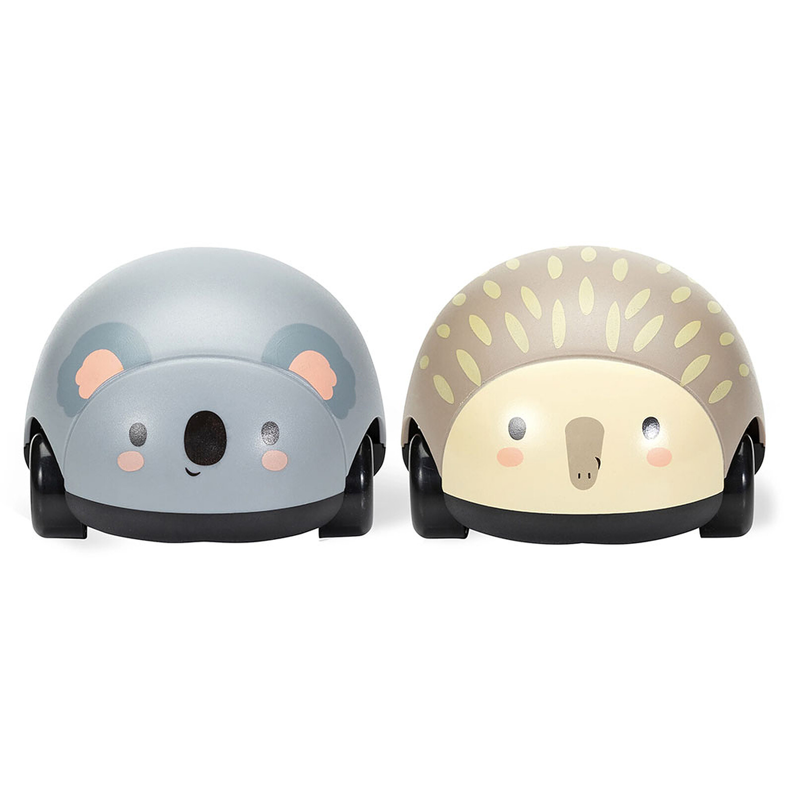 Lot de 2 Véhicules à Friction Zoomies - Koala et Porc-épic Tiger Tribe