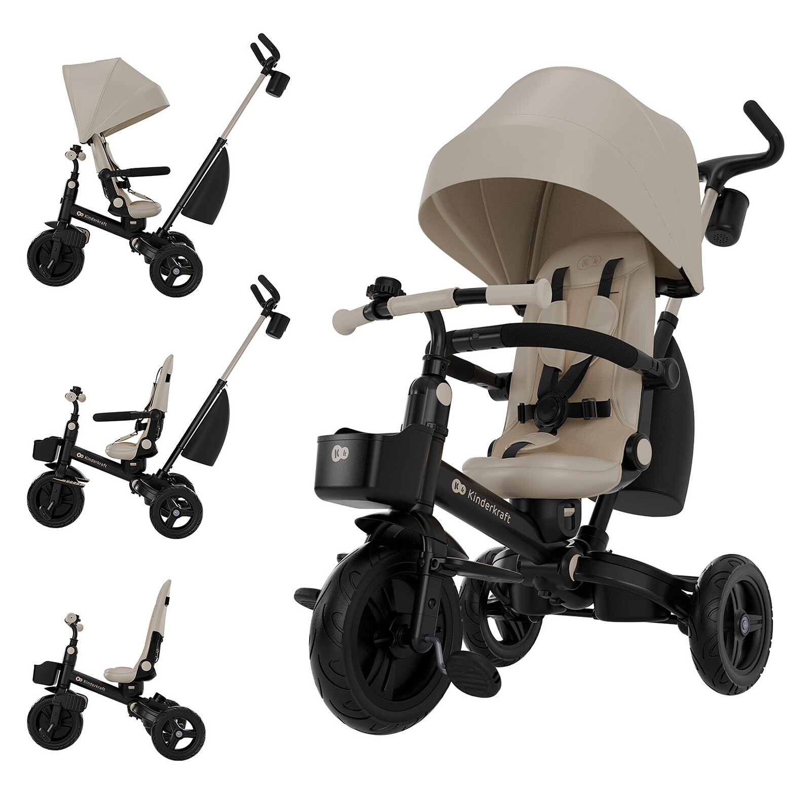Tricycle AVEO 2 PLUS - Beige Kinderkraft
