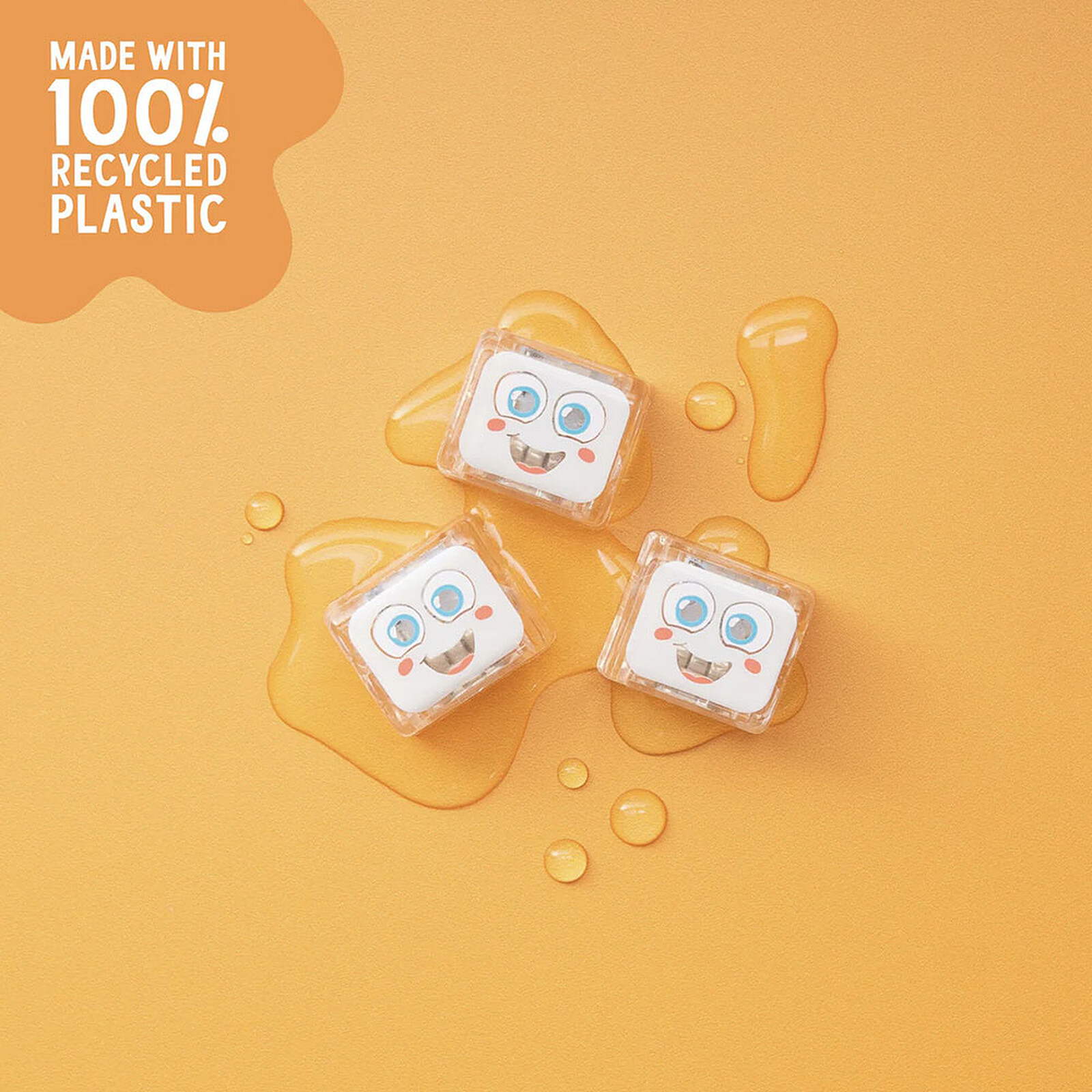 Achat Lot de 4 Cubes Lumineux - Party Blanc