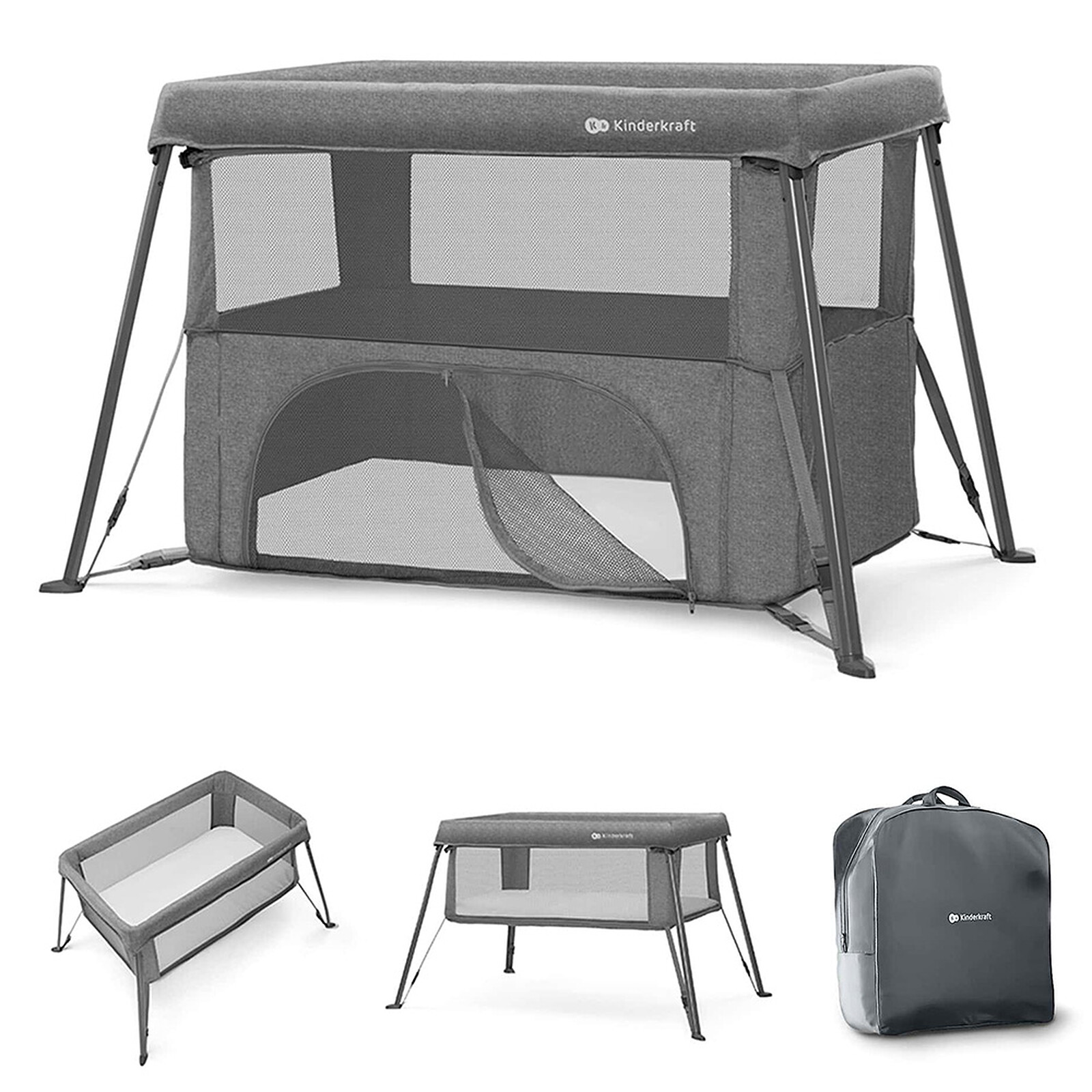 Lit Bébé CAMI - Gris Kinderkraft