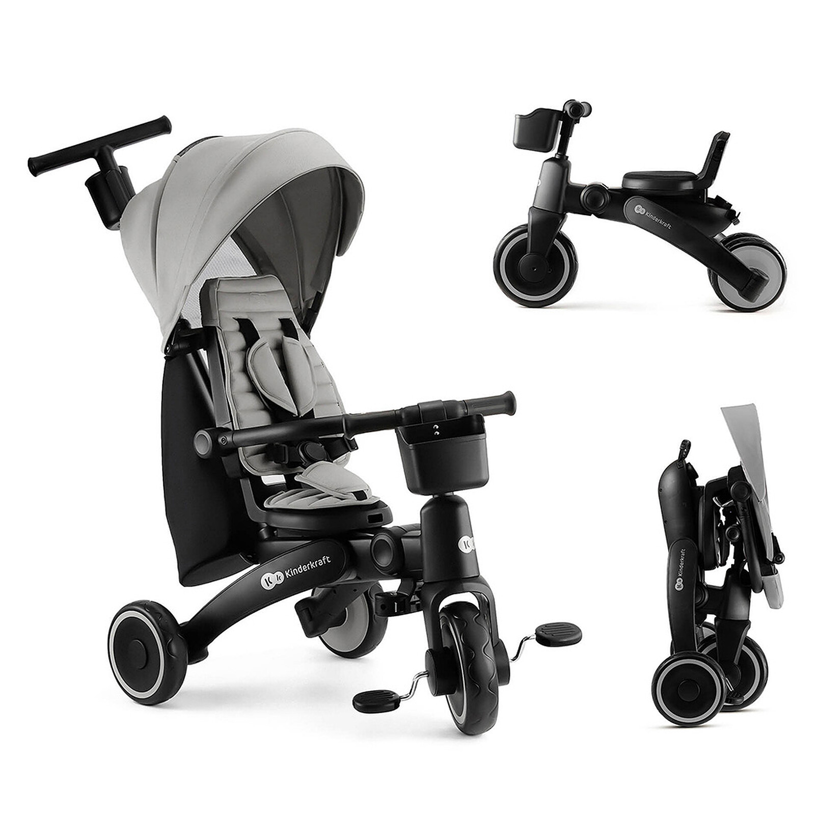 Tricycle JAZZ 2 - Gris Kinderkraft