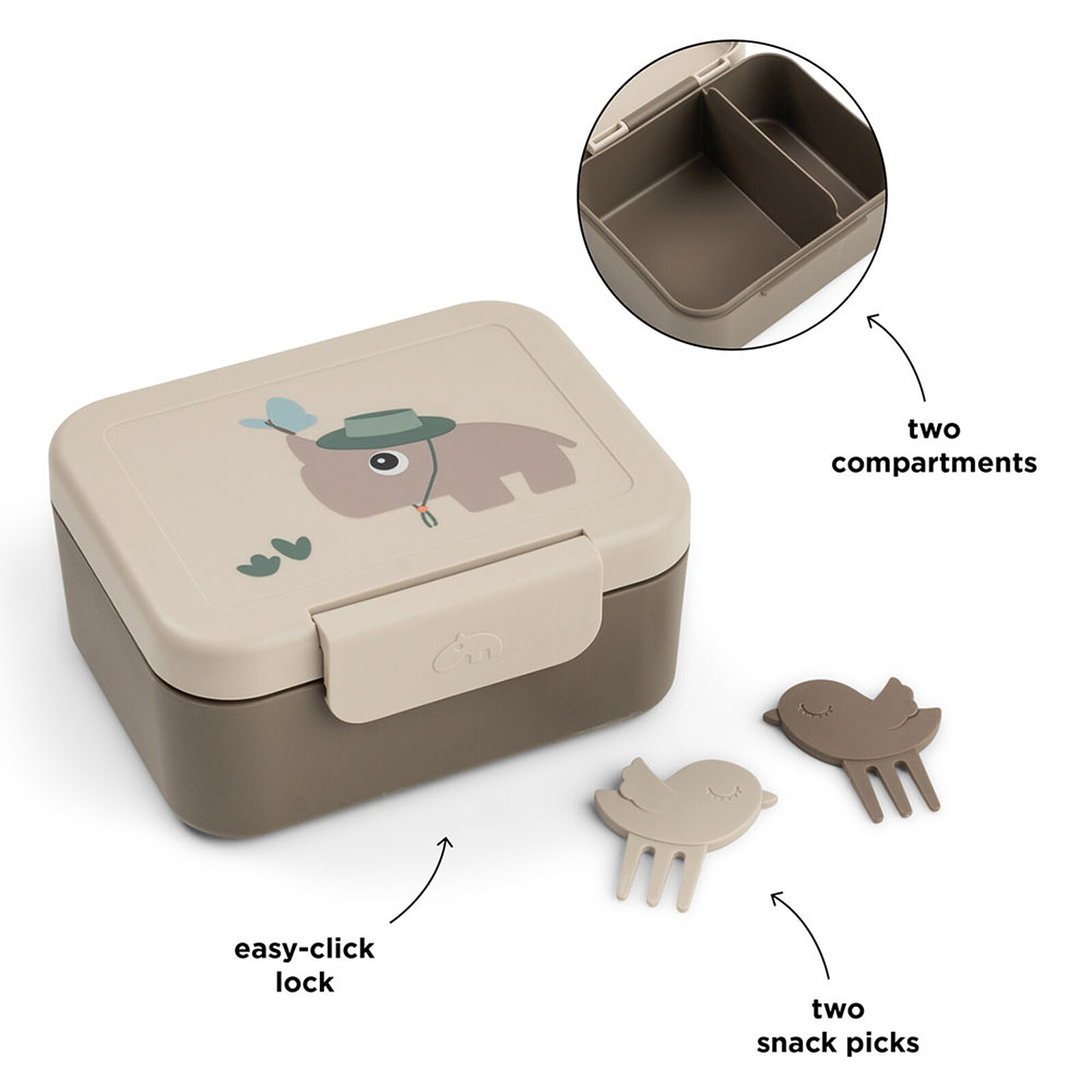 Achat Boîte à Goûter - Tiny Trails Sable 