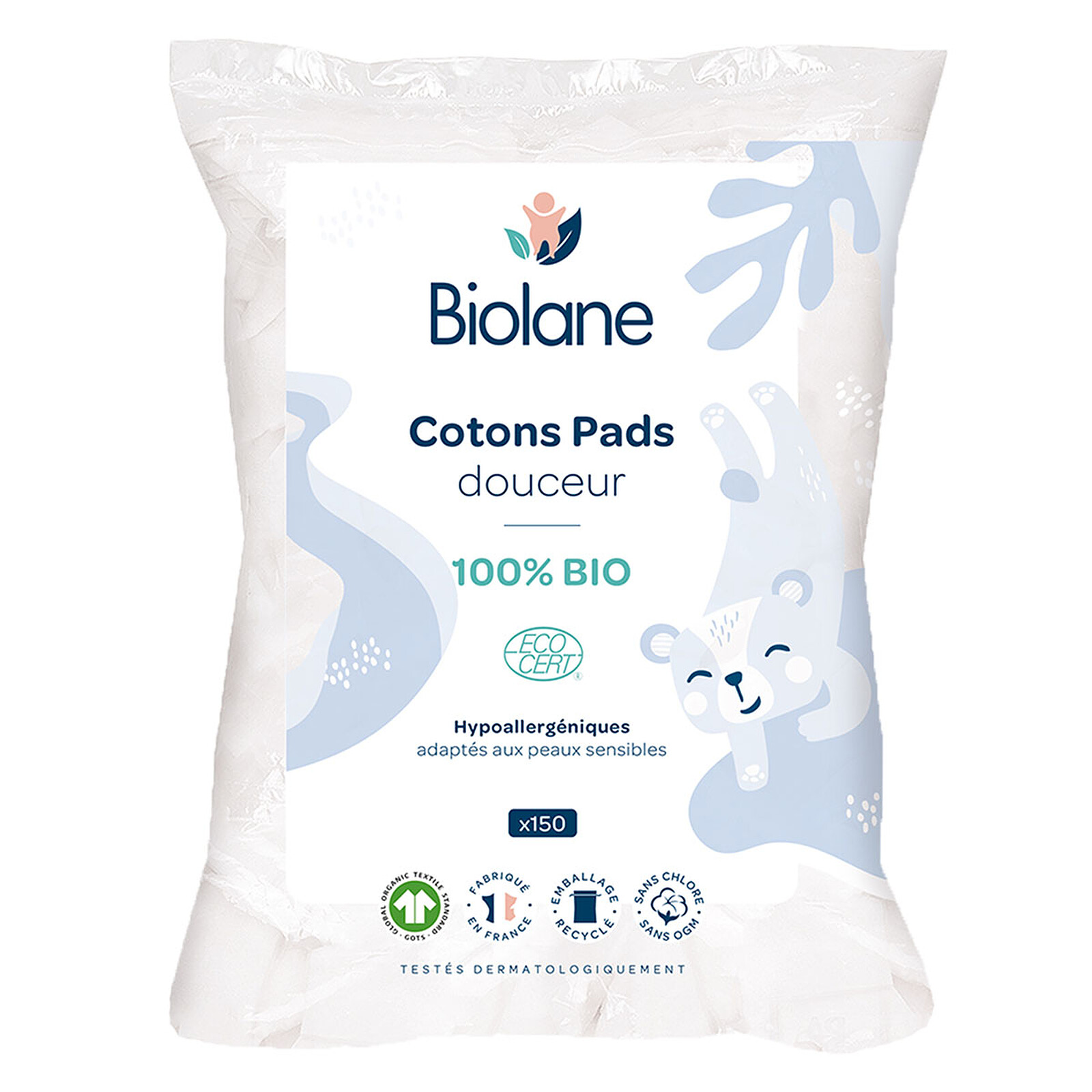 Lot de 150 Cotons Douceur Biolane