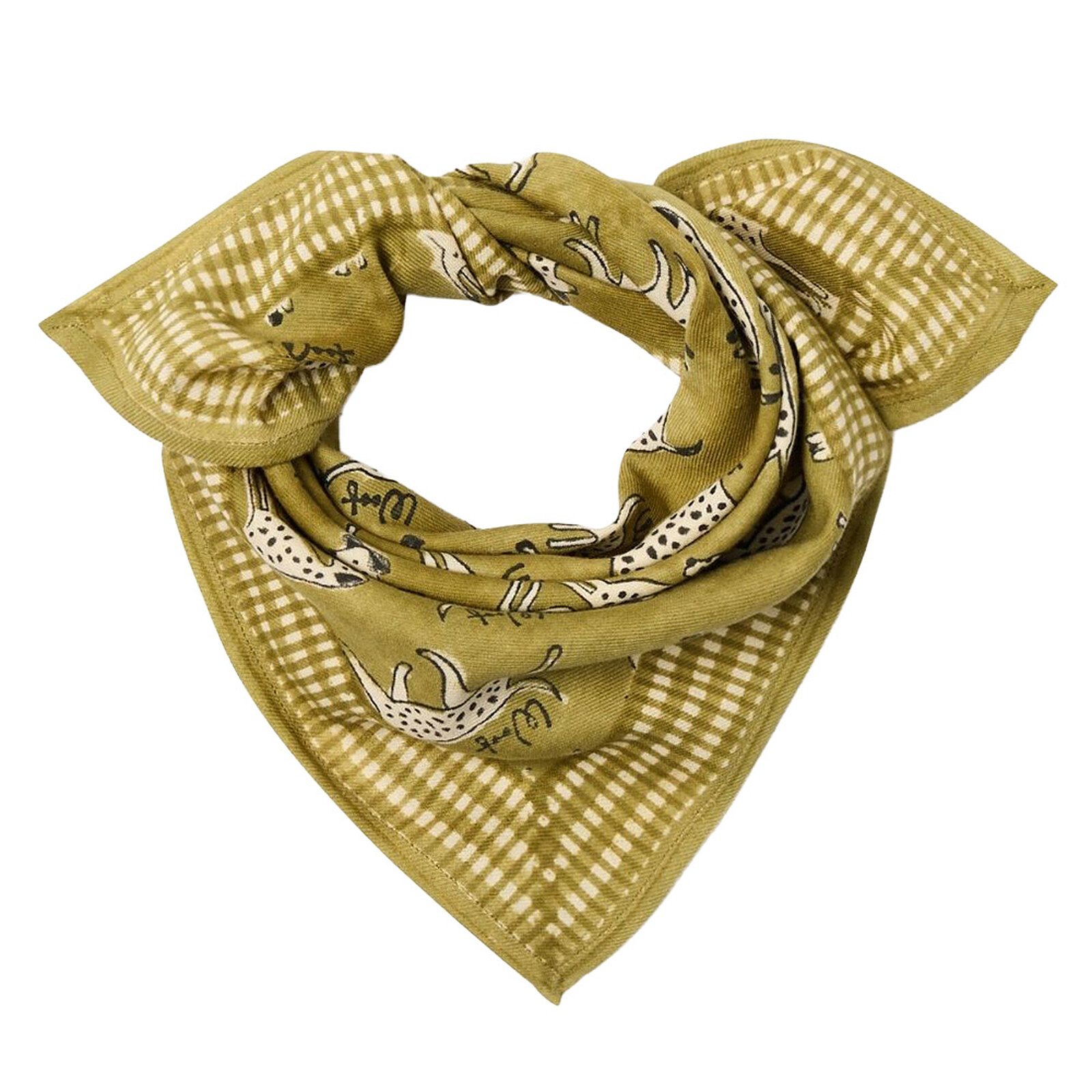 Small Foulard Manika Pongo - Khaki Apaches