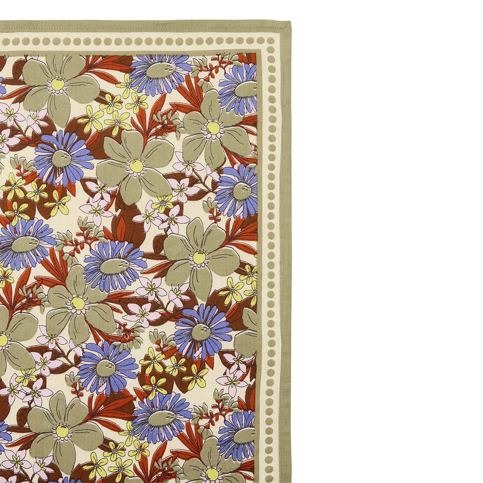 Big Foulard Latika Bouquet - Macadamia Apaches