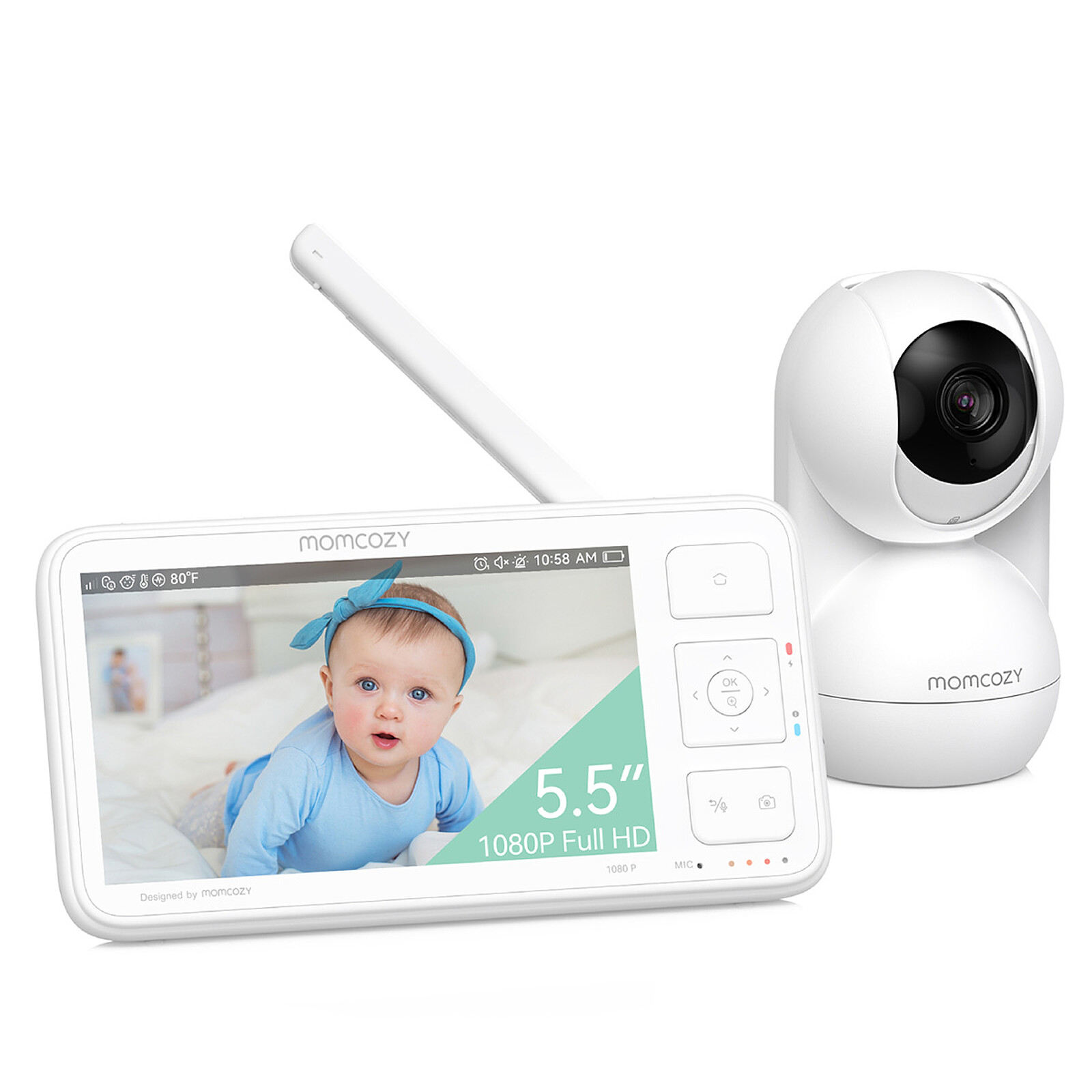 Ecoute-bébé Vidéo BM03 5,5" Momcozy