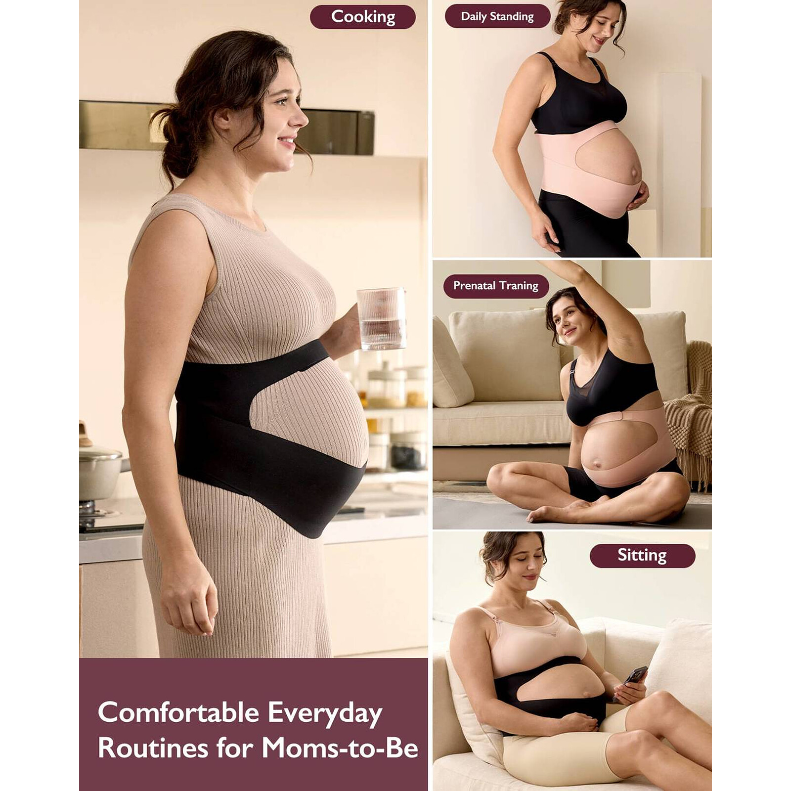 Avis Ceinture de Grossesse Noir - L