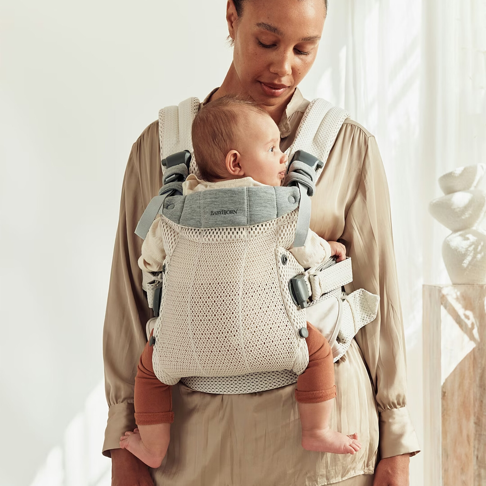 Porte-bébé Harmony 3D Mesh - Crème BabyBjörn