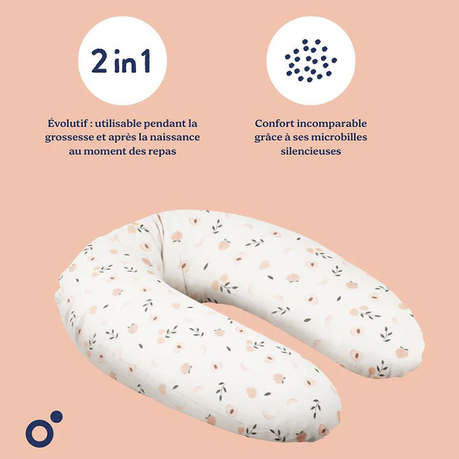 Coussin de Maternité Doomoo - Buddy Peaches Babymoov