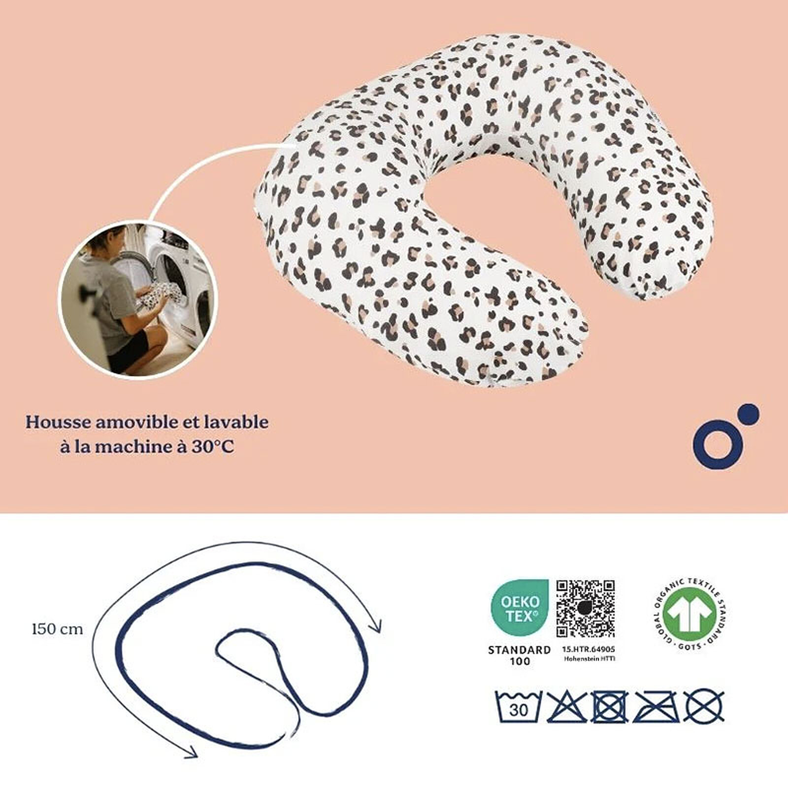 Achat Coussin de Maternité Softy - Leopard Cream