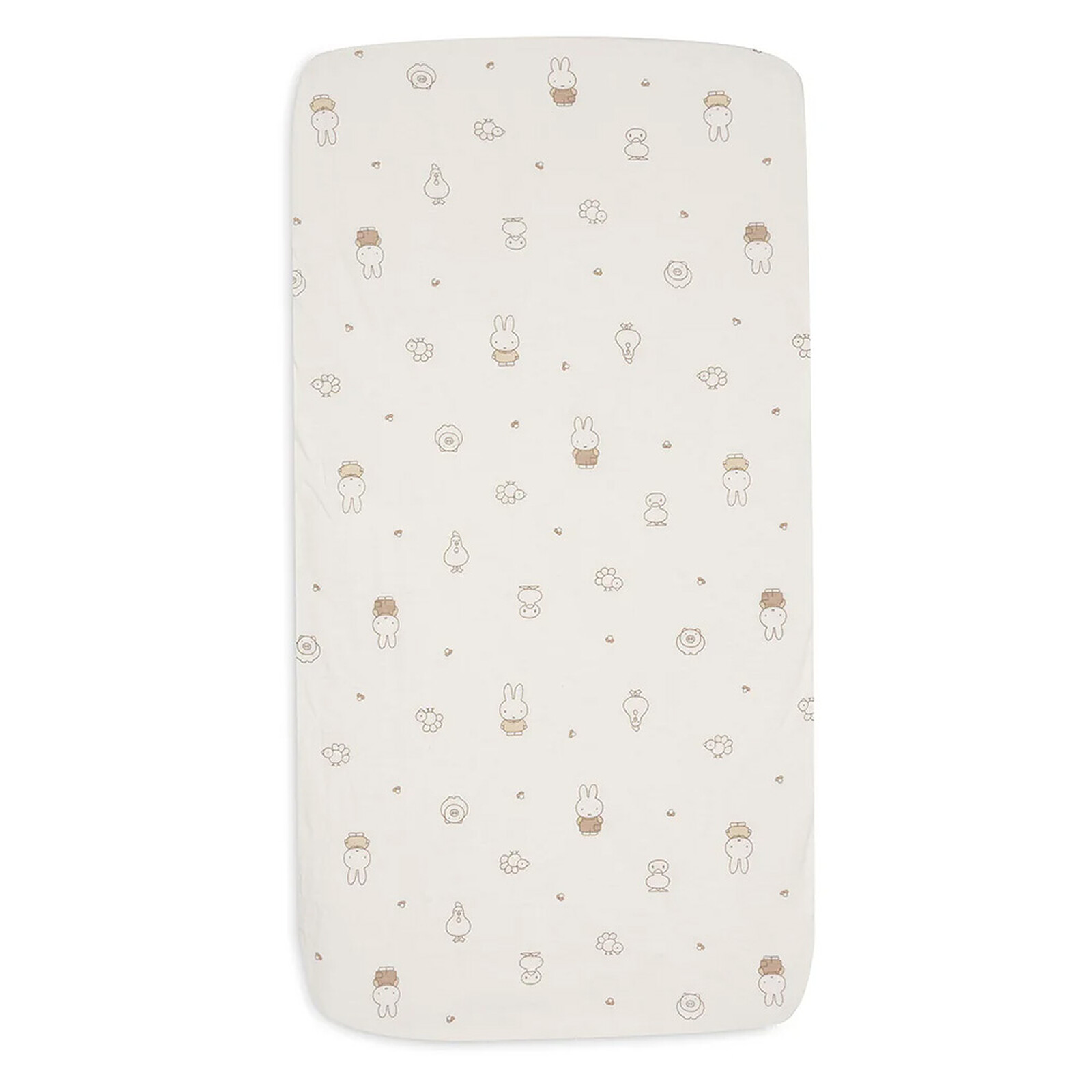 Drap Housse Jersey Miffy Family Farm - 70-75 x 140-150 cm Jollein