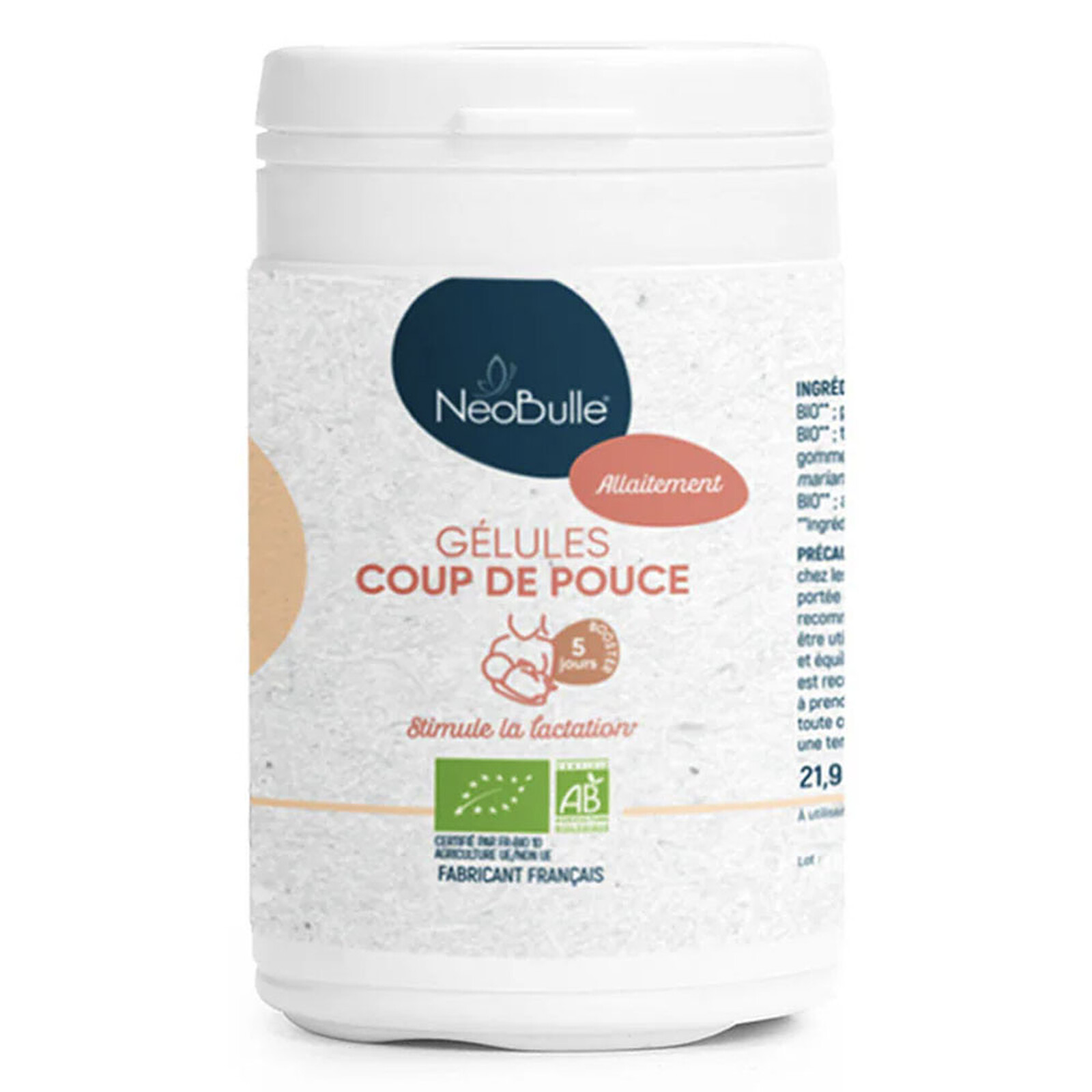 Gélules Coup de Pouce Allaitement  Neobulle