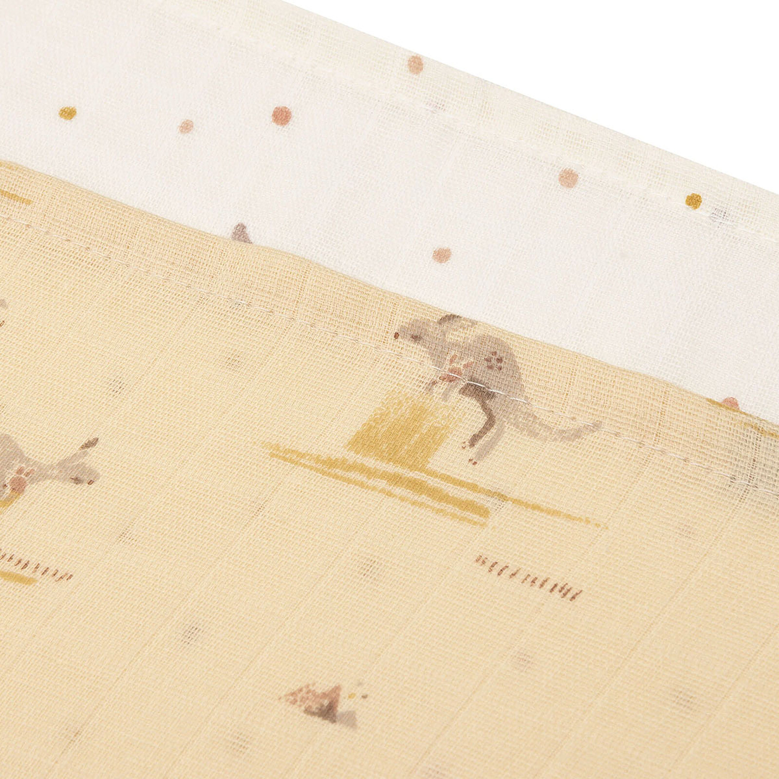 Lot de 3 Langes Gaze de Coton - Kangaroots pas cher