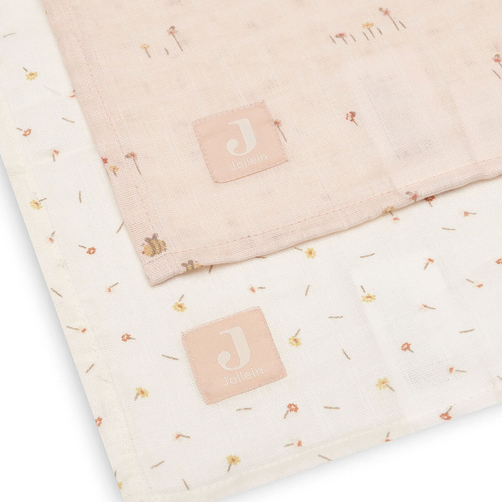 Lot de 2 Langes Gaze de Coton - Pretty Picnic pas cher