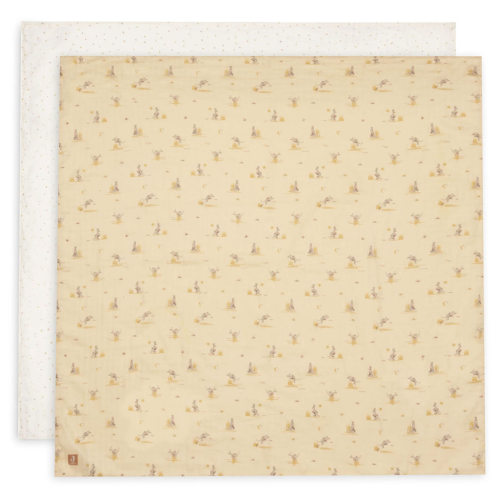 Lot de 2 Langes Gaze de Coton - Kangaroots Jollein