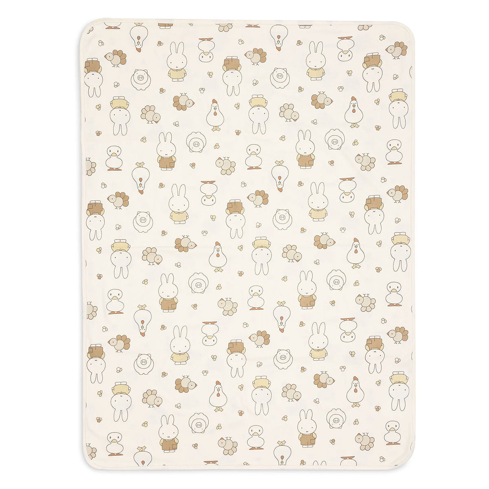 Couverture Berceau Jersey - Miffy Family Farm Jollein