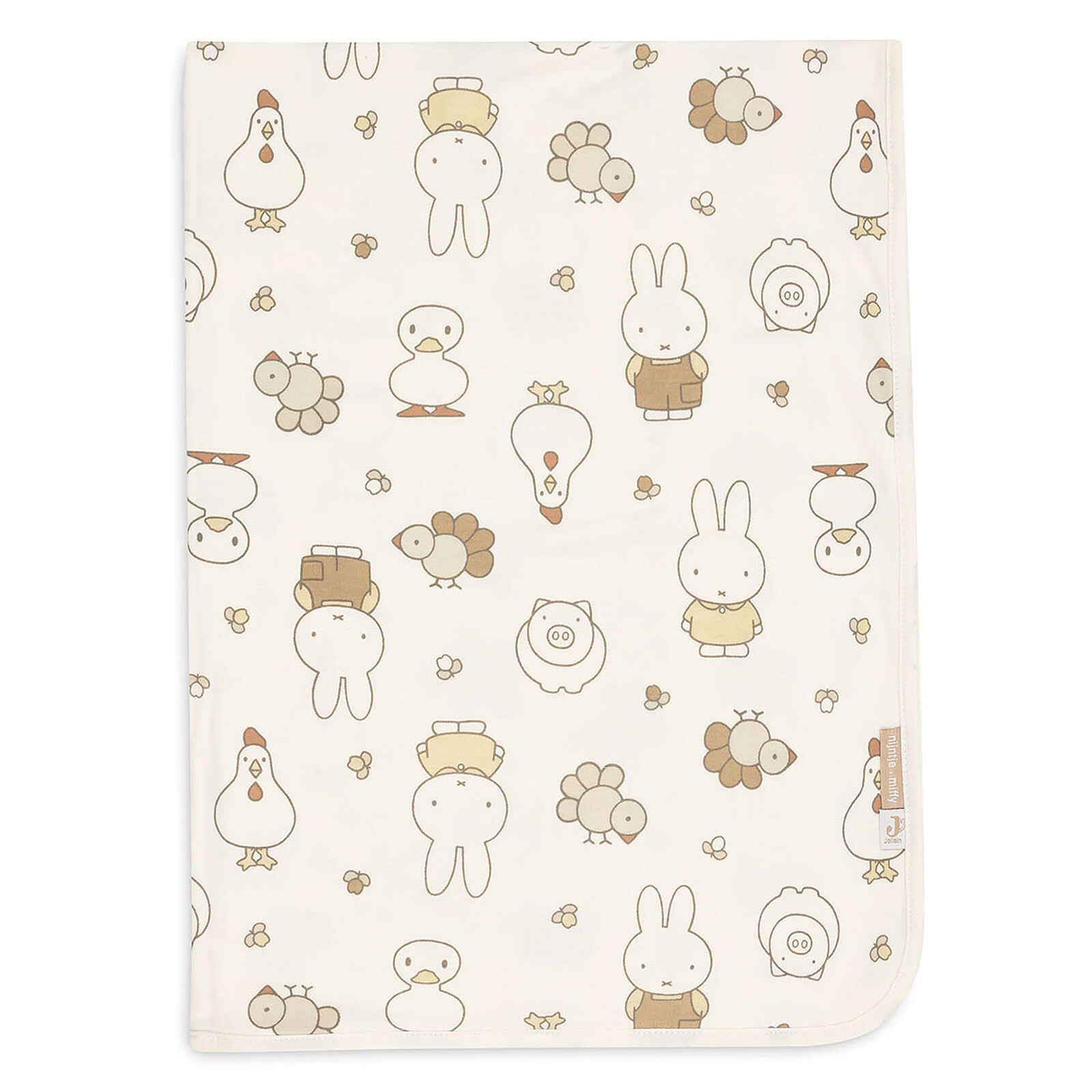 Couverture Berceau Jersey - Miffy Family Farm Jollein