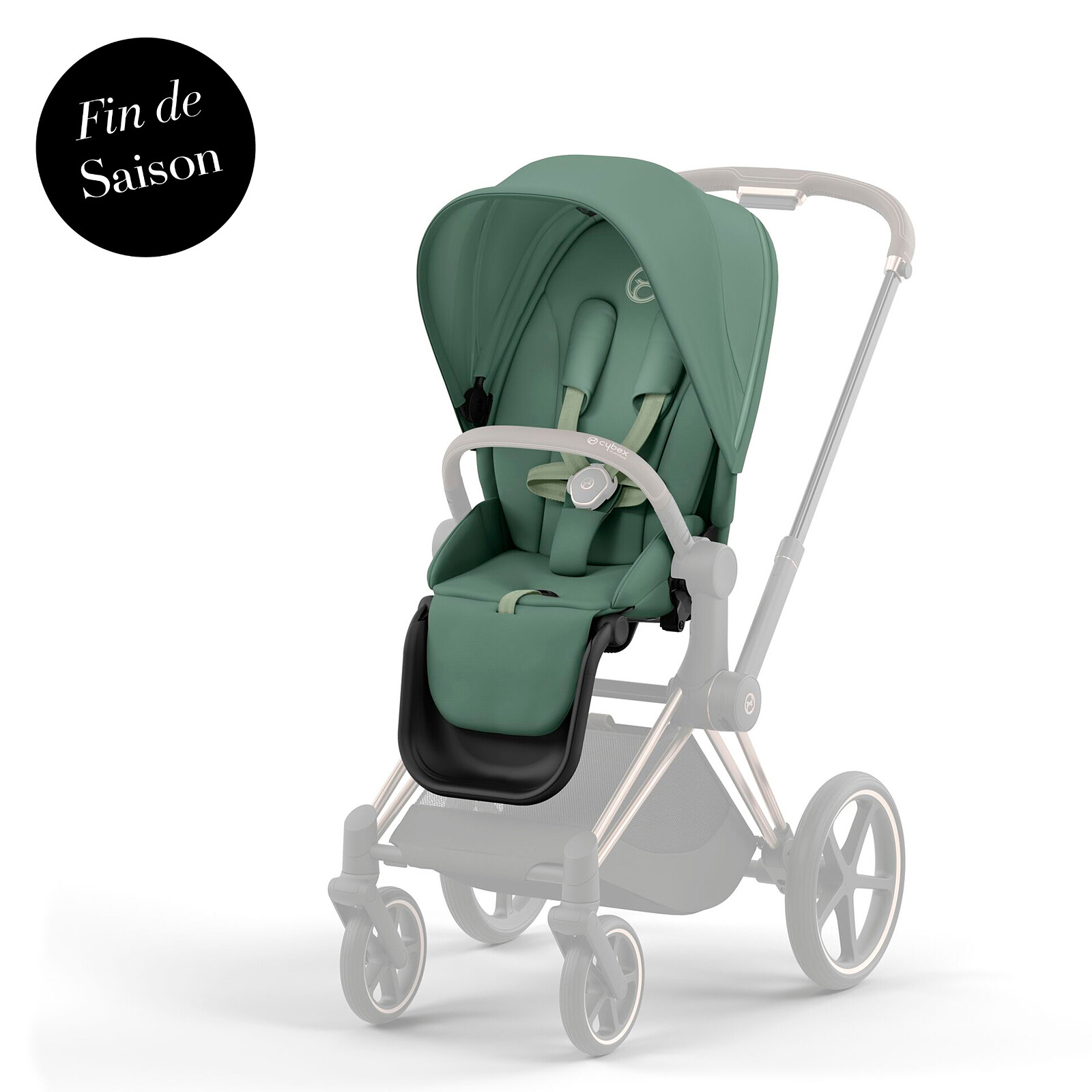 Habillage de Siège Priam 4 et e-Priam 2 - Leaf Green Cybex