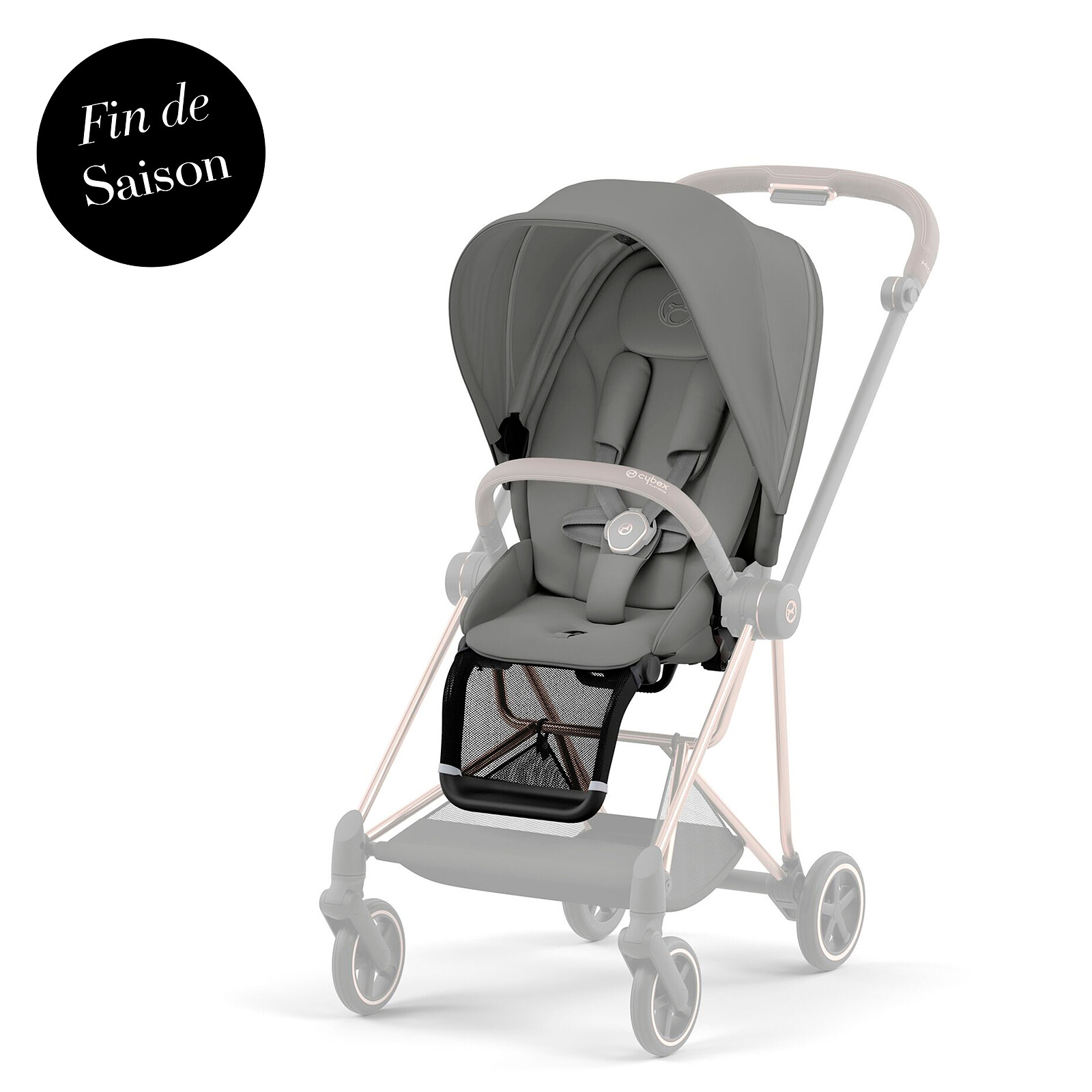 Habillage de Siège Mios 3 - Mirage Grey Cybex