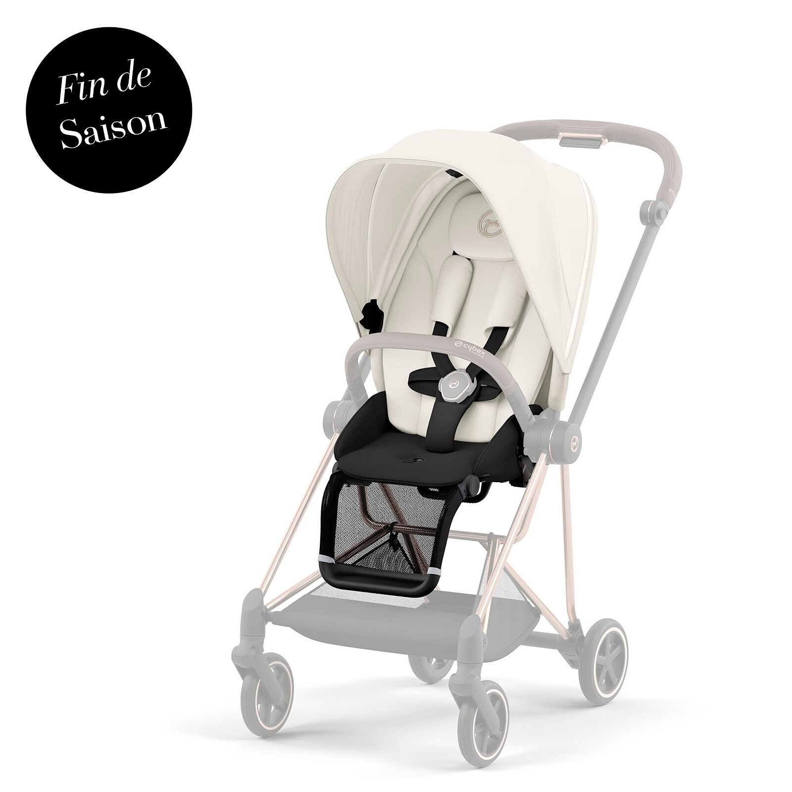 Habillage de Siège Mios 3 - Off White Cybex