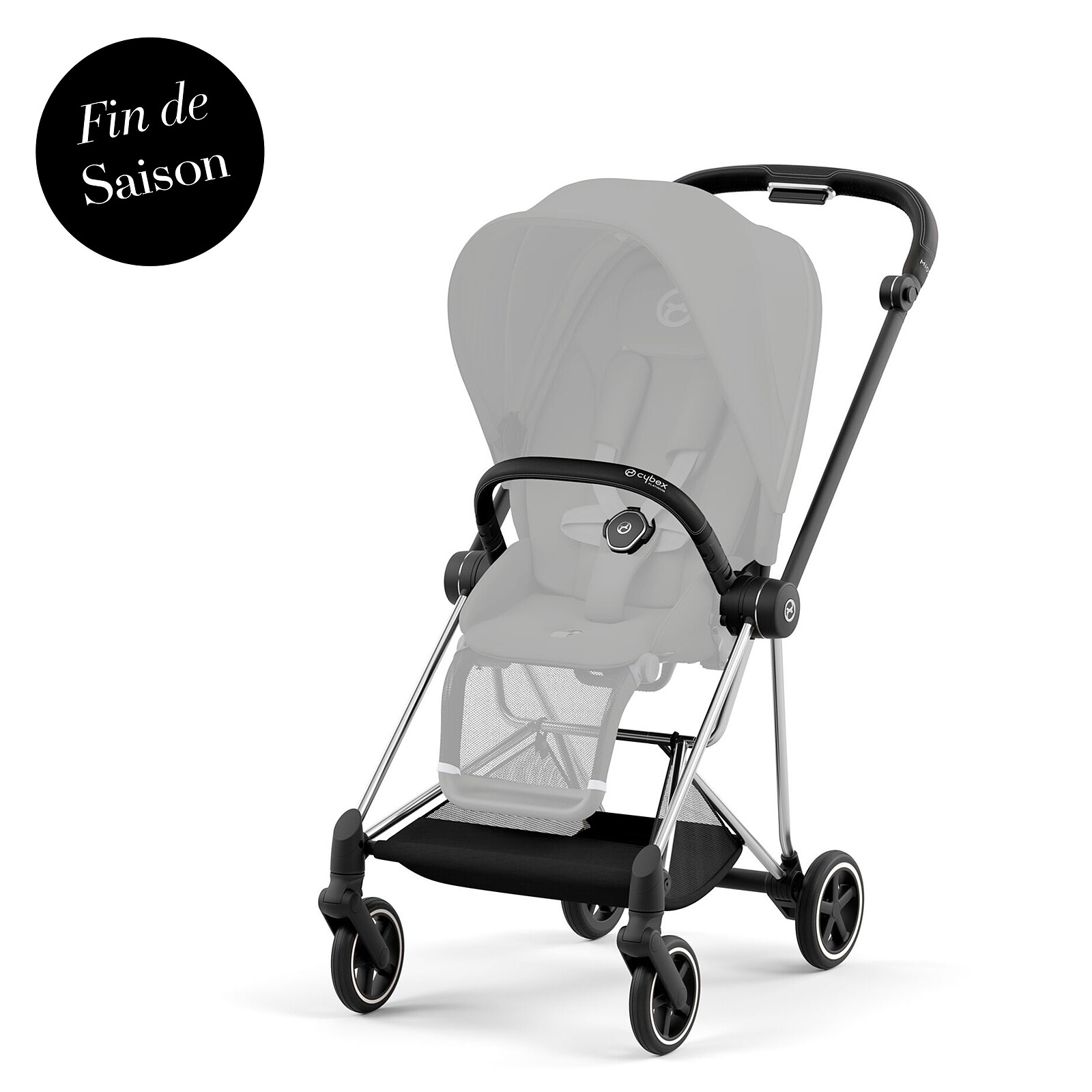 Châssis et Structure de Siège Mios 3 - Chrome Black Cybex