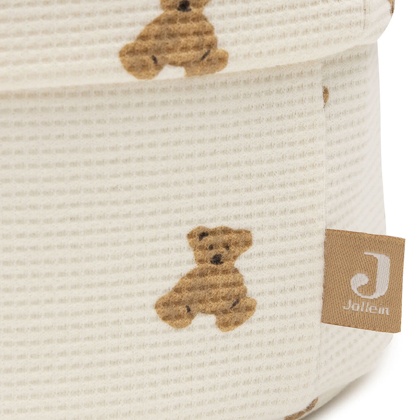 Panier de Rangement Little Waffle - Mini Teddy Bear Jollein