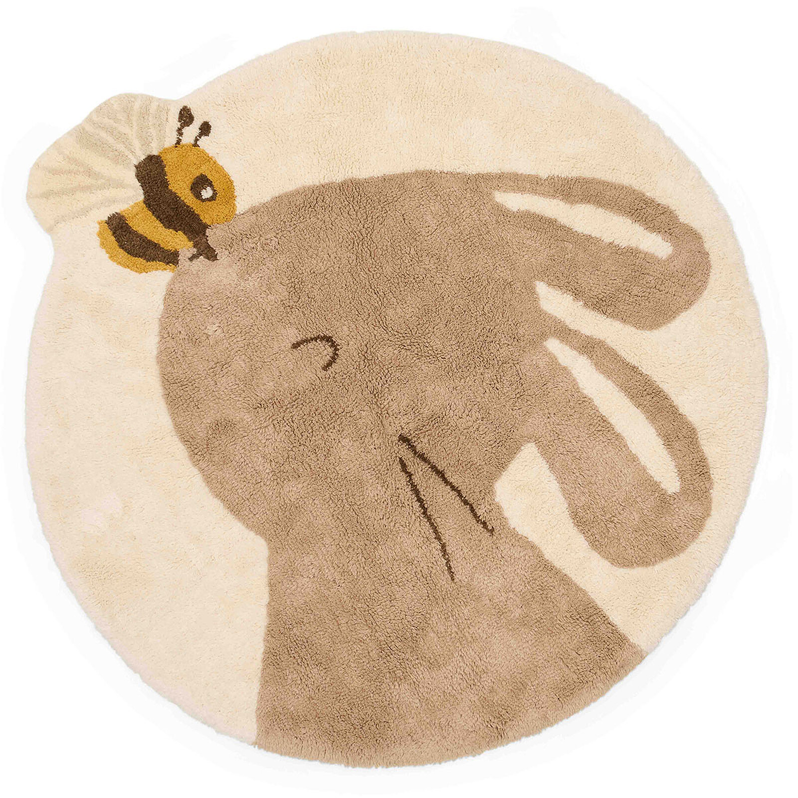 Tapis Newborn Naturals Lapin - Ø 110 cm Little Dutch
