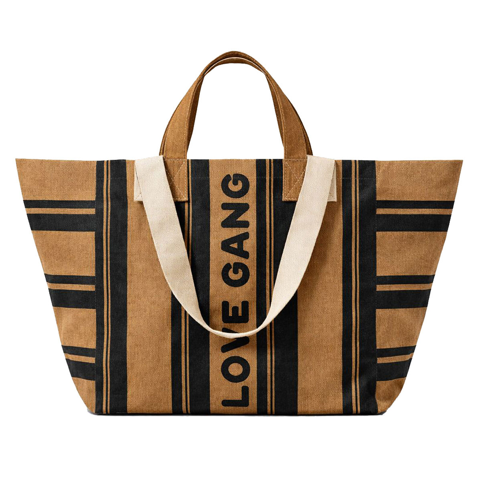 Sac Kaba - Love Gang Rayures Camel Zakuw