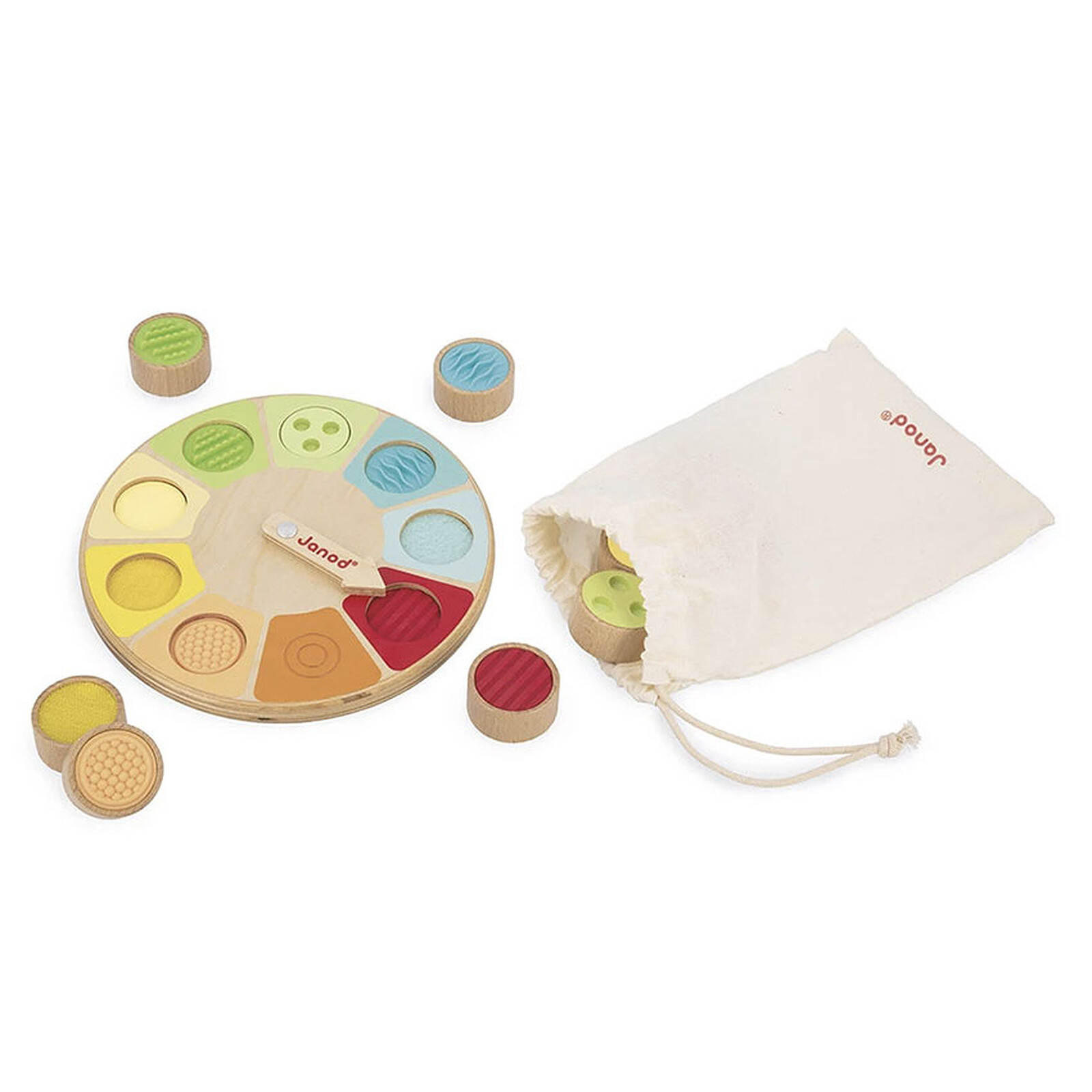 Jeu Sensoriel - Roue Mémo Touch  Janod