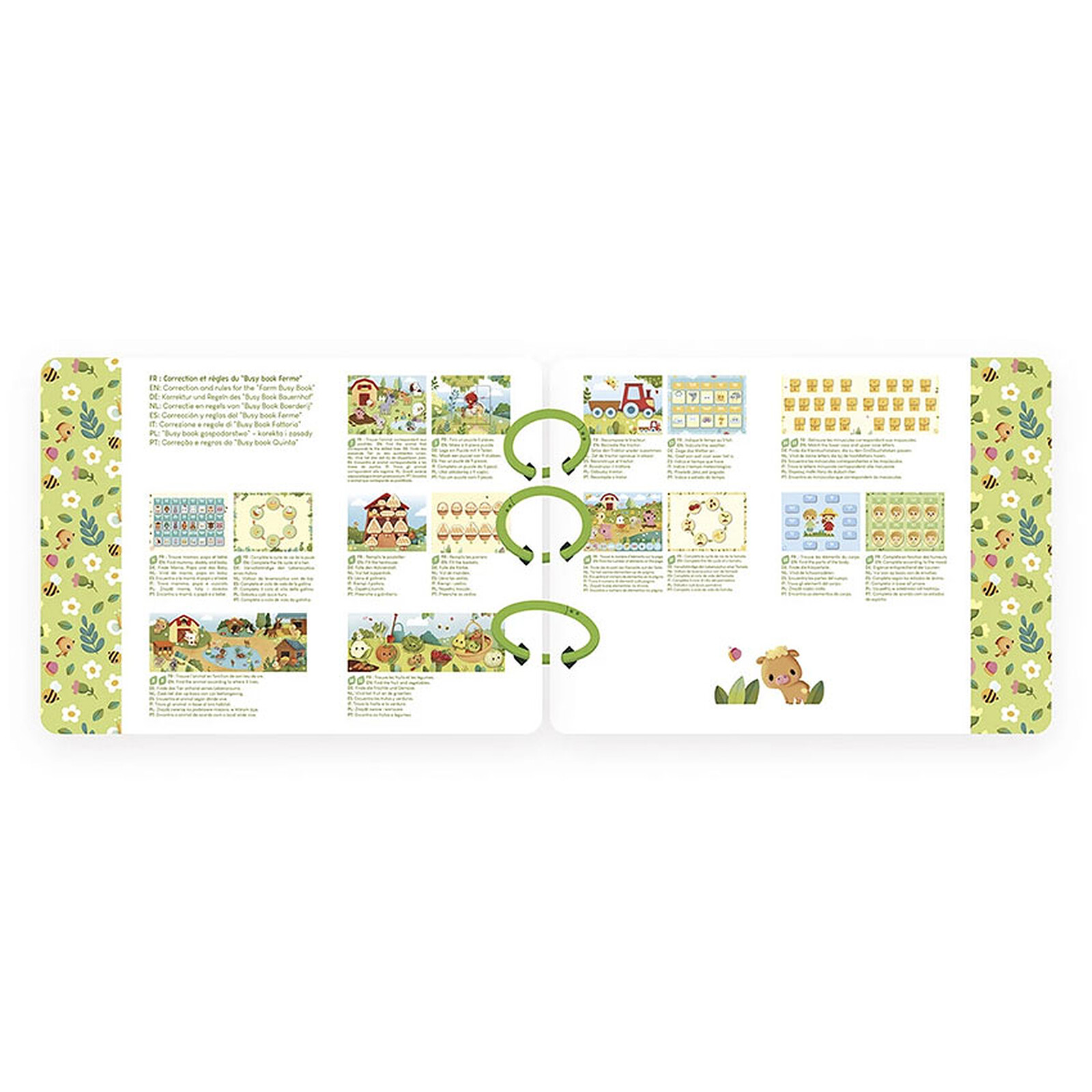 Busy Book Ferme Français / Anglais pas cher