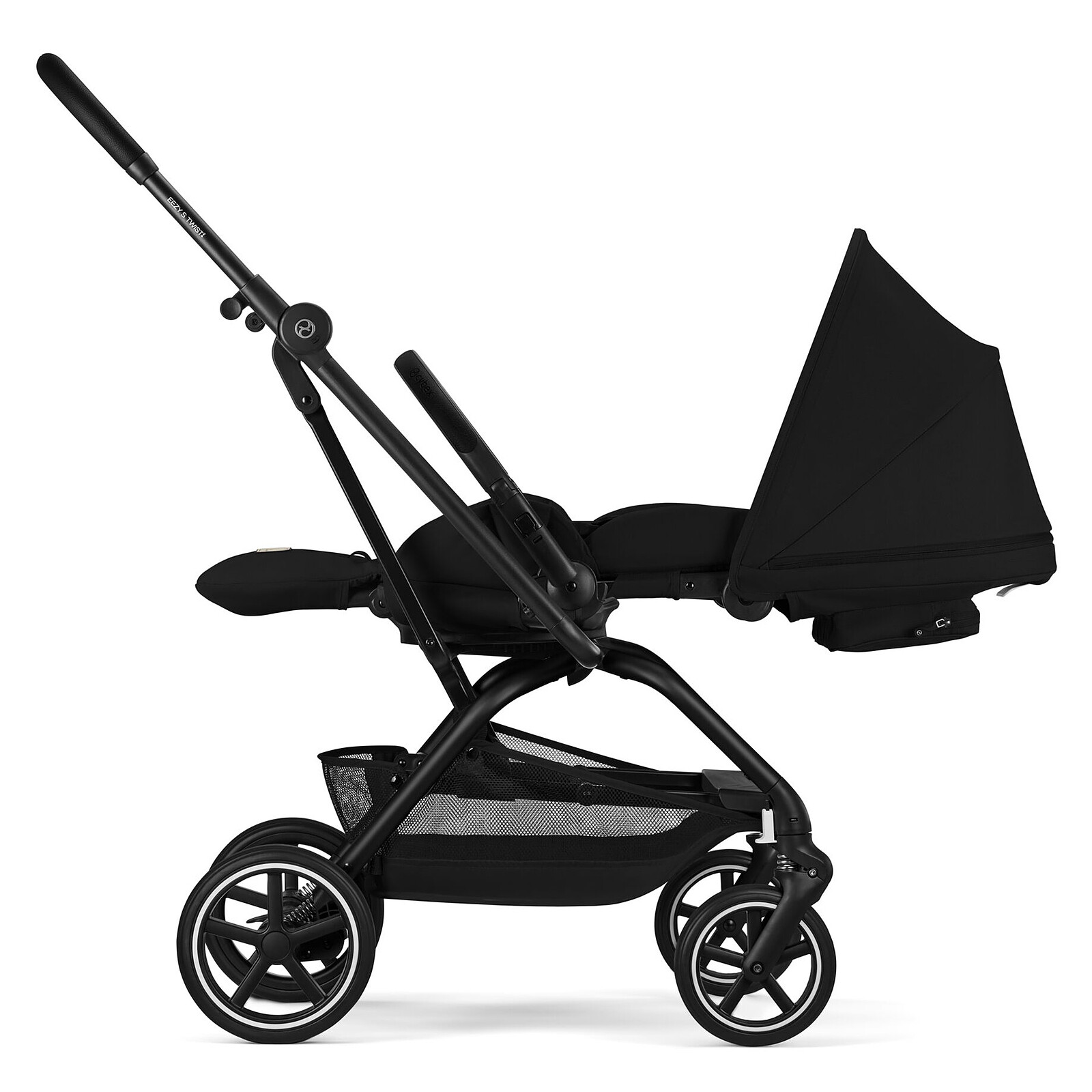 Poussette Compacte Eezy S Twist+2 Châssis Black - Magic Black Cybex