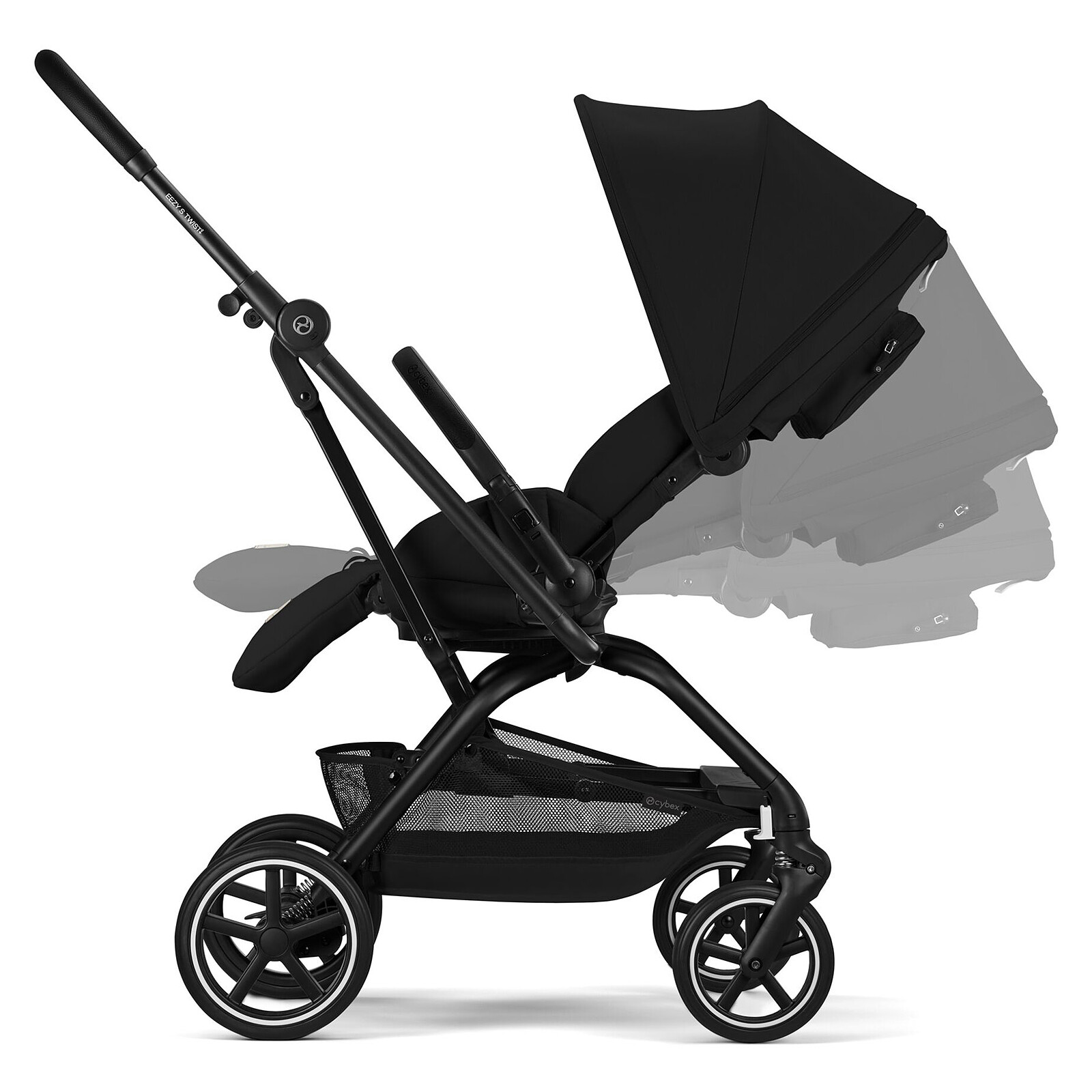 Avis Poussette Compacte Eezy S Twist+2 Châssis Black - Magic Black