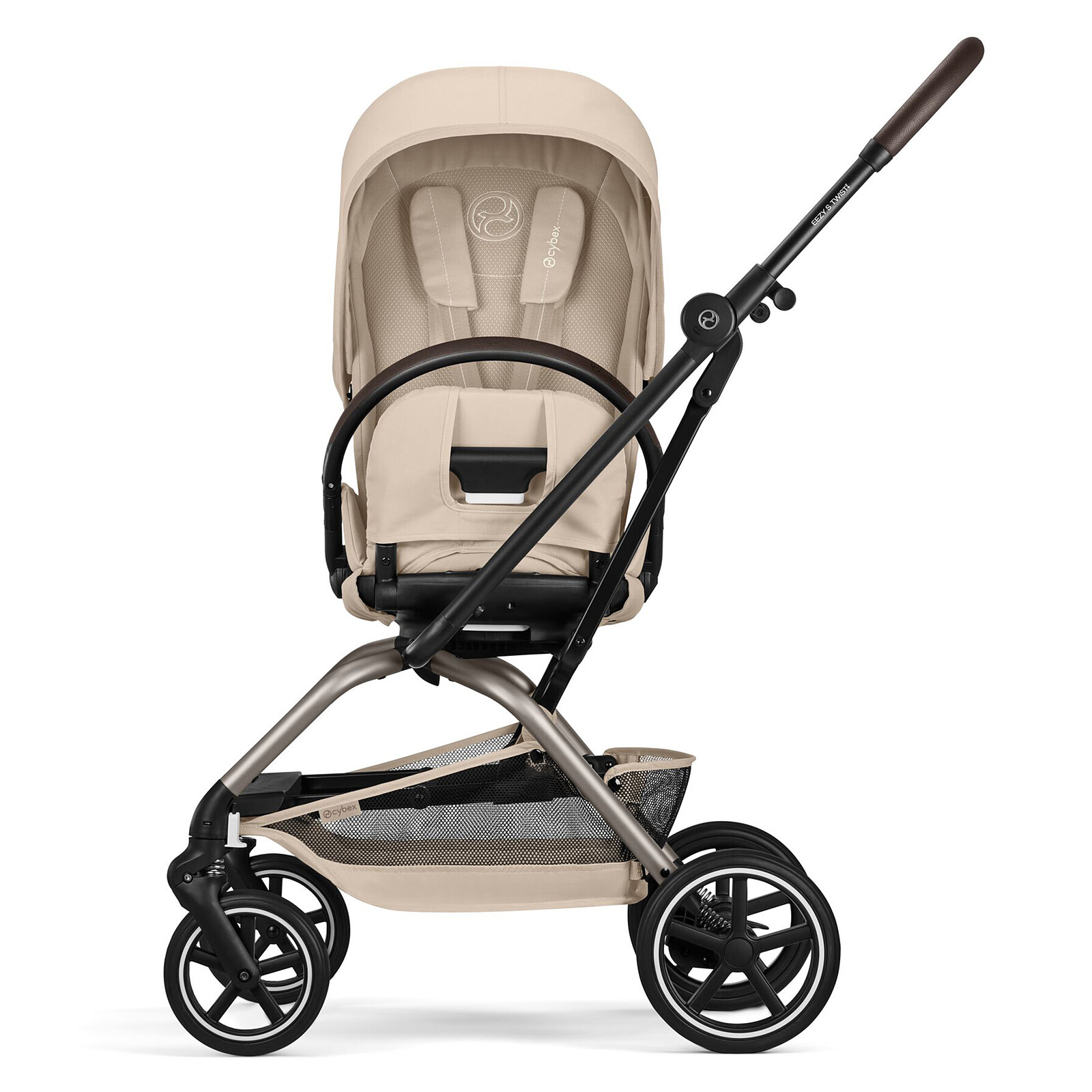 Achat Poussette Compacte Eezy S Twist+2 Châssis Taupe - Almond Beige