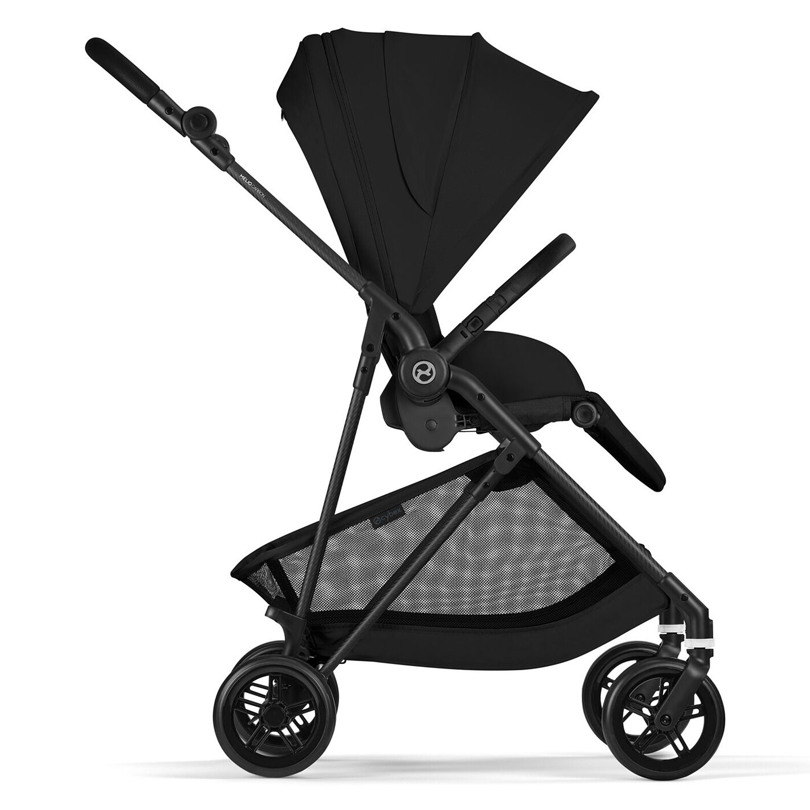 Avis Poussette Citadine Melio 2026 Châssis Carbon - Magic Black