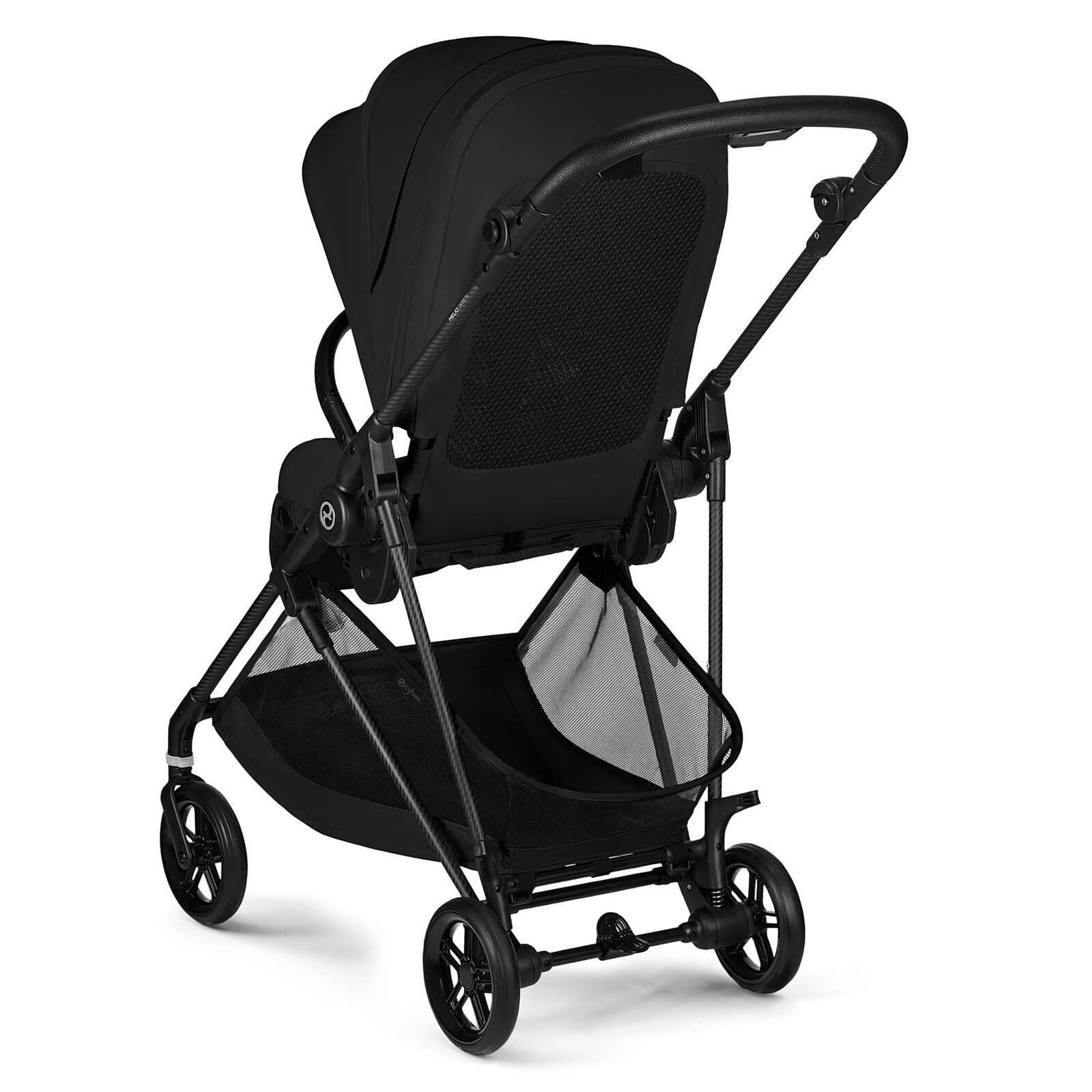 Poussette Citadine Melio 2026 Châssis Carbon - Magic Black pas cher